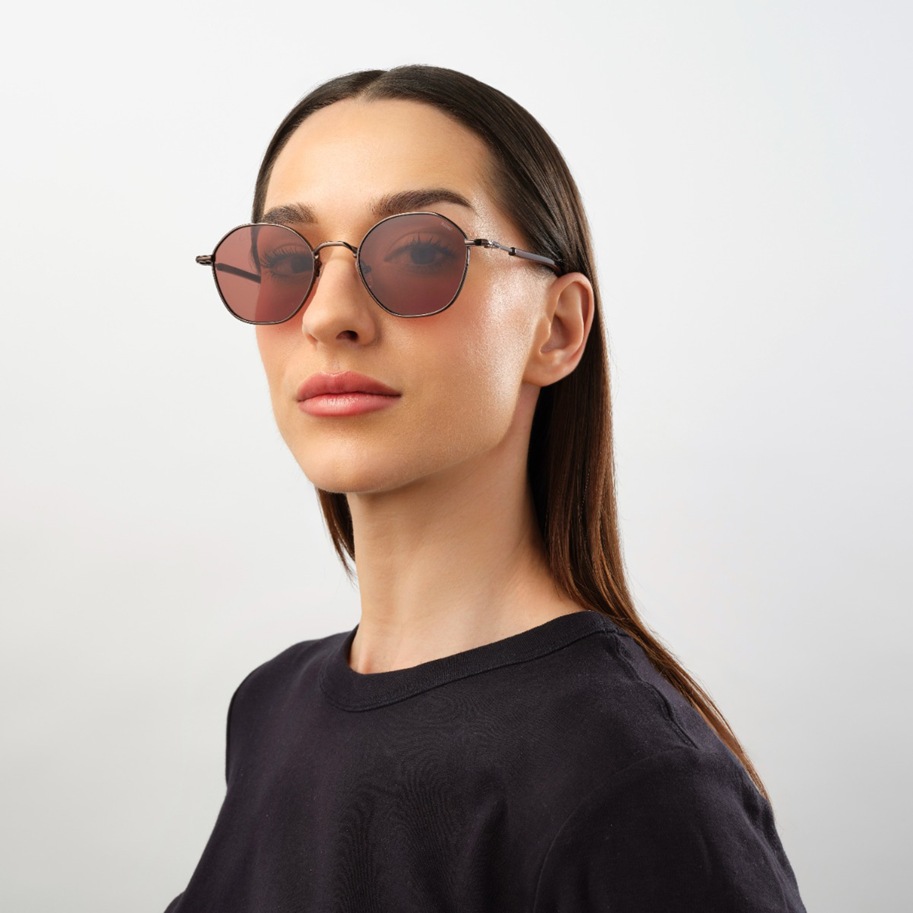 بلاك آوت-  نظارات شمسية هندسية بنية اللون   48 مم BLA-000282-0404-men-sunglasses-image-5