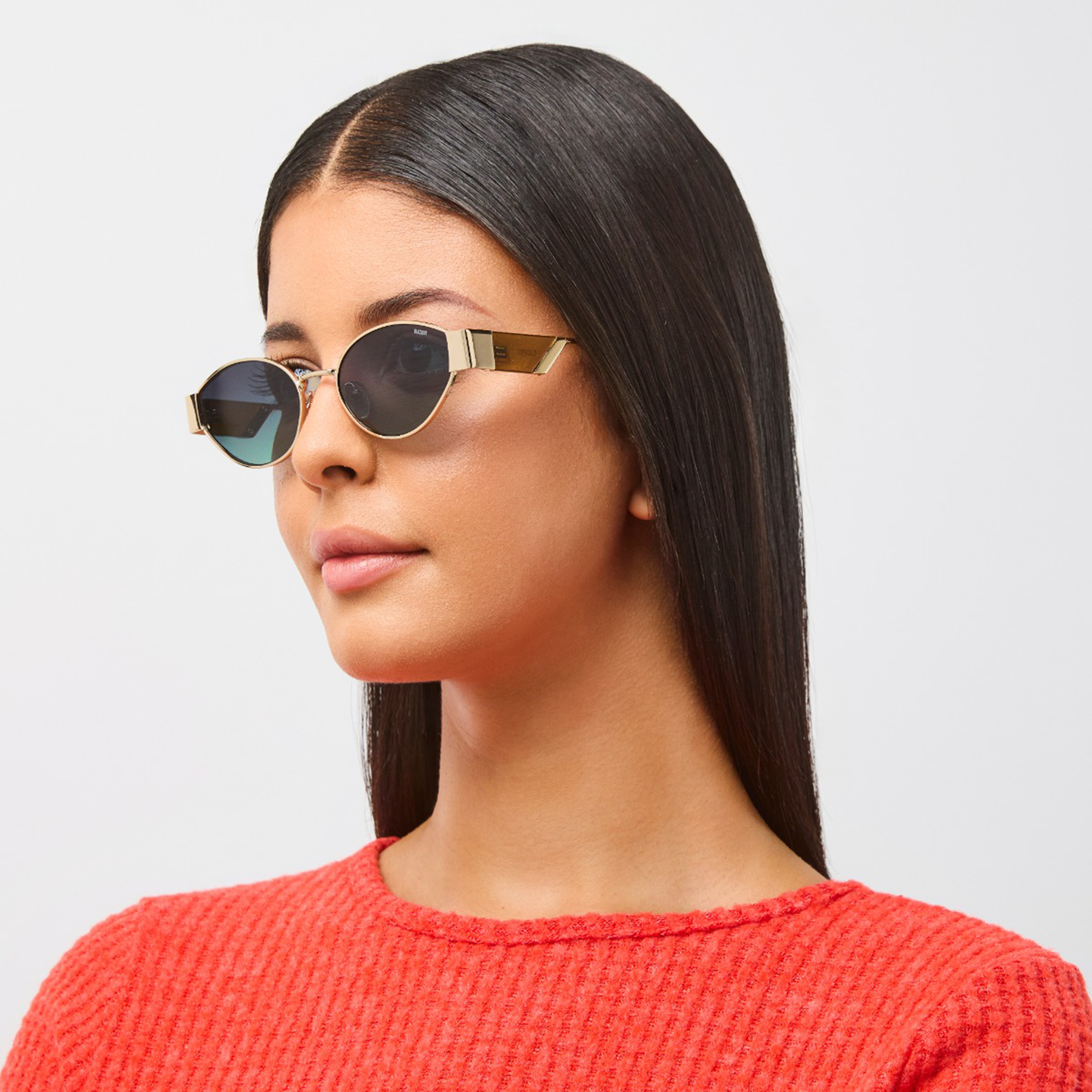 BlackOut 53MM Green Oval Sunglasses BLA-000300-2906-women-sunglasses-image-5