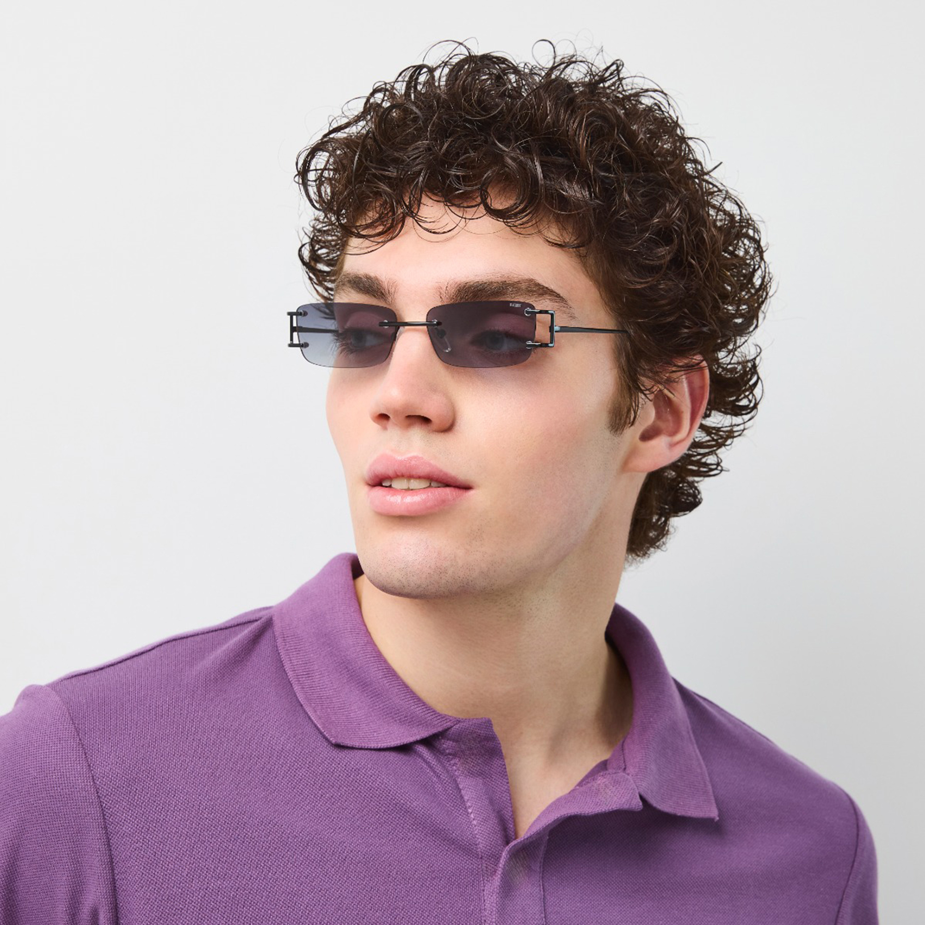 BlackOut 54MM Grey Rectangle Sunglasses BLA-000302-0107-men-sunglasses-image-5