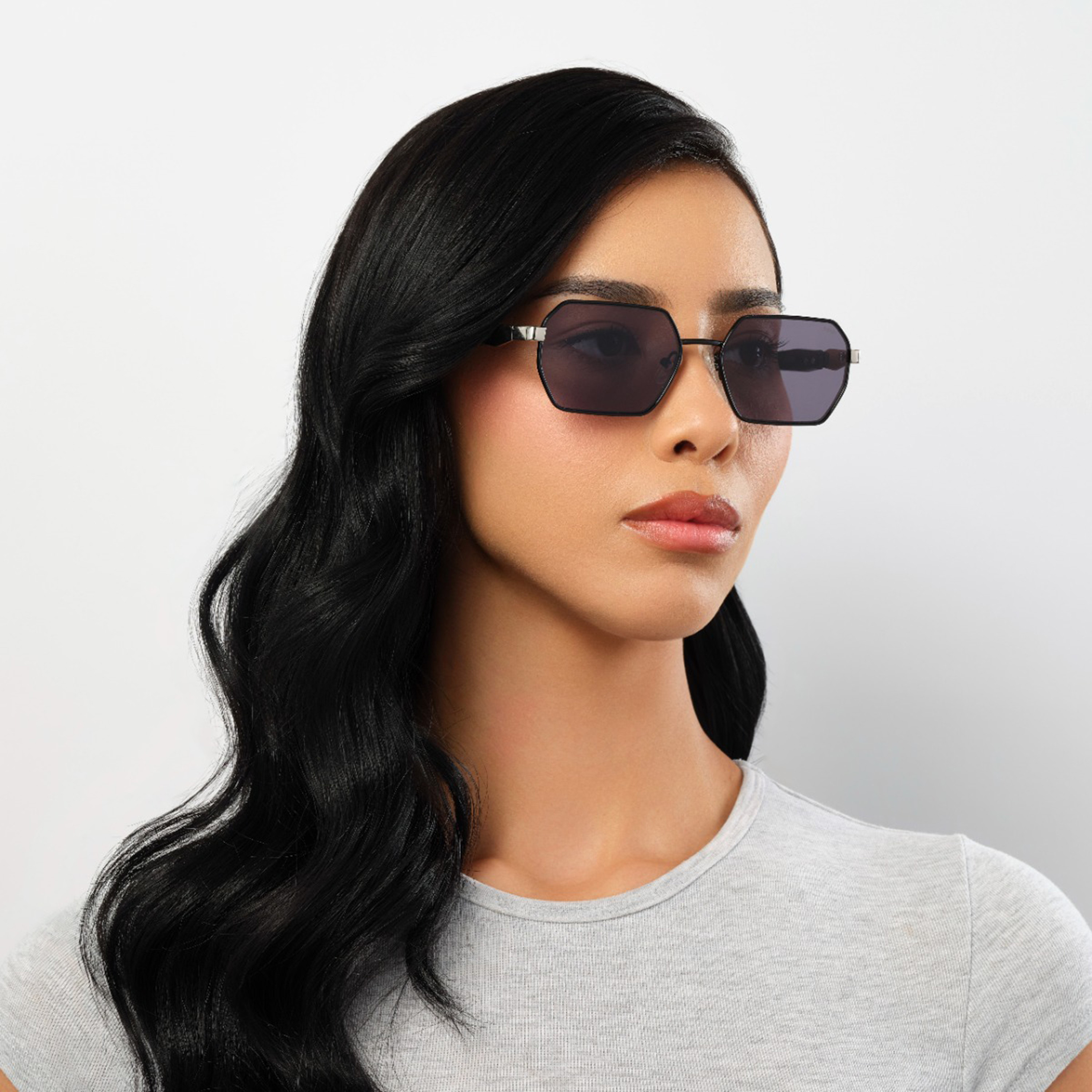 BlackOut 56MM Grey Geometric Sunglasses BLA-000313-0107-men-sunglasses-image-4