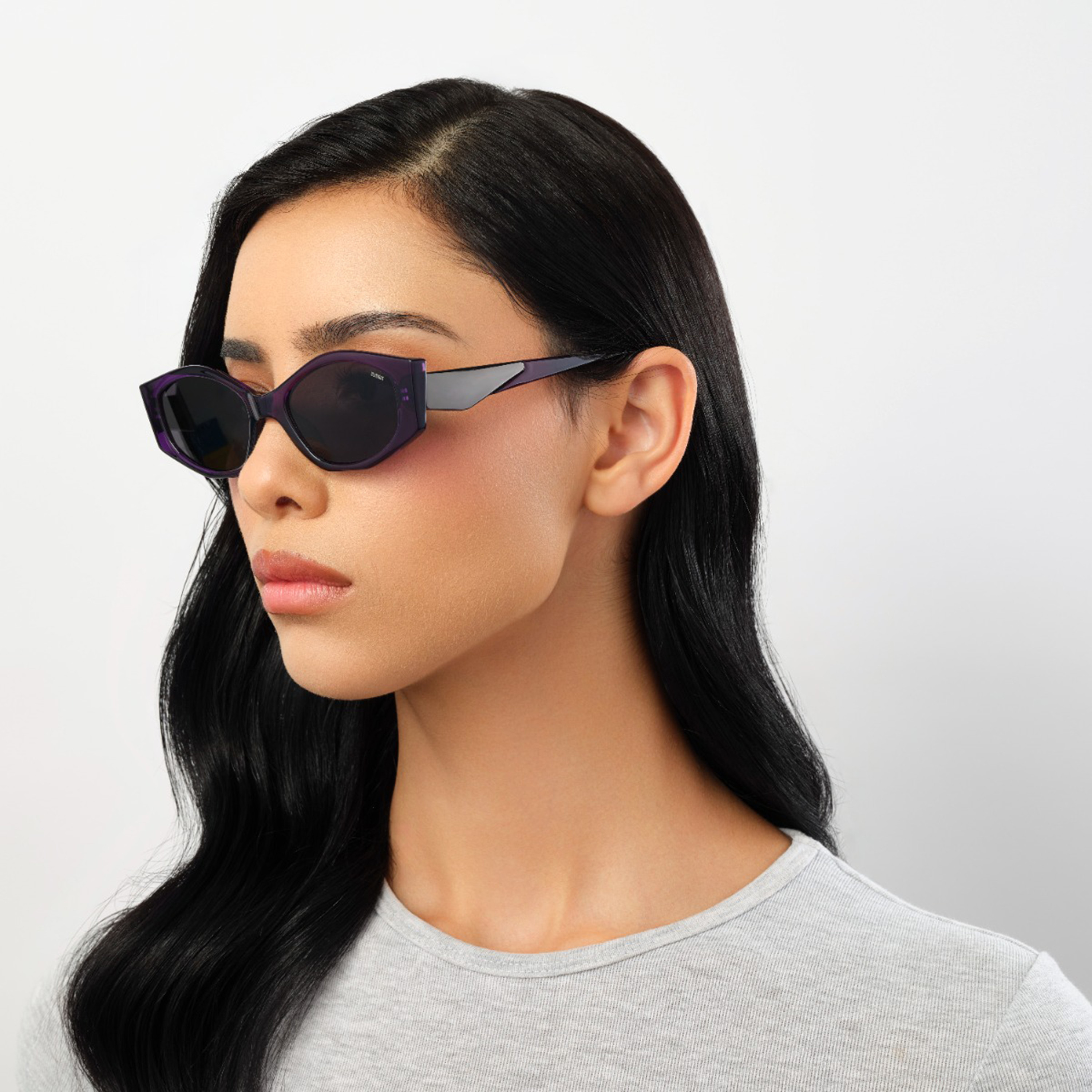 BlackOut 51MM Purple Geometric Sunglasses BLA-000316-1010-women-sunglasses-image-4
