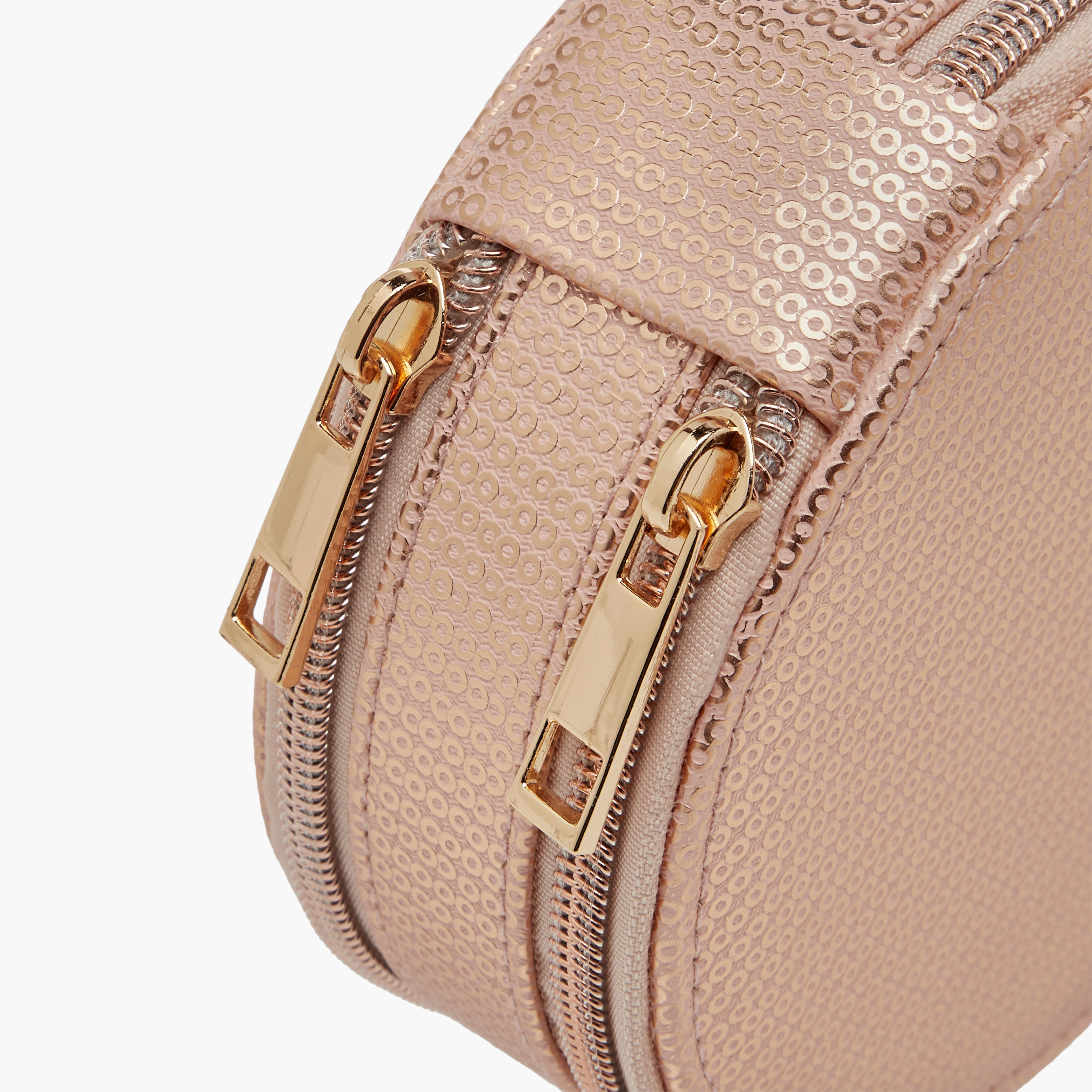 Textured Jewellery Box with Zip Closure - 11X5.5X11-women-watchesandjewellery-jewellery-storage-image-4