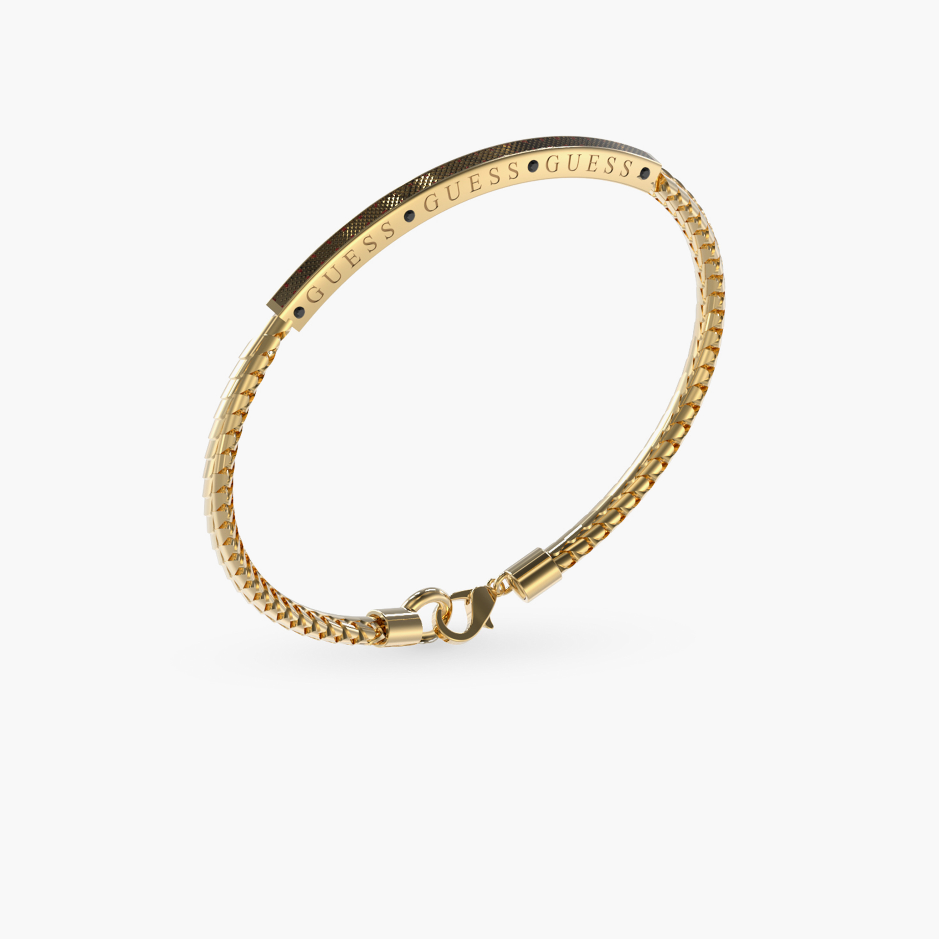 غيس-   إسوارة للرجال ستانلس ستيل سلسلة ذهبي | مقاس: سمول | JUXB03213JWYGBKS-men-watchesandjewellery-bracelets-image-1