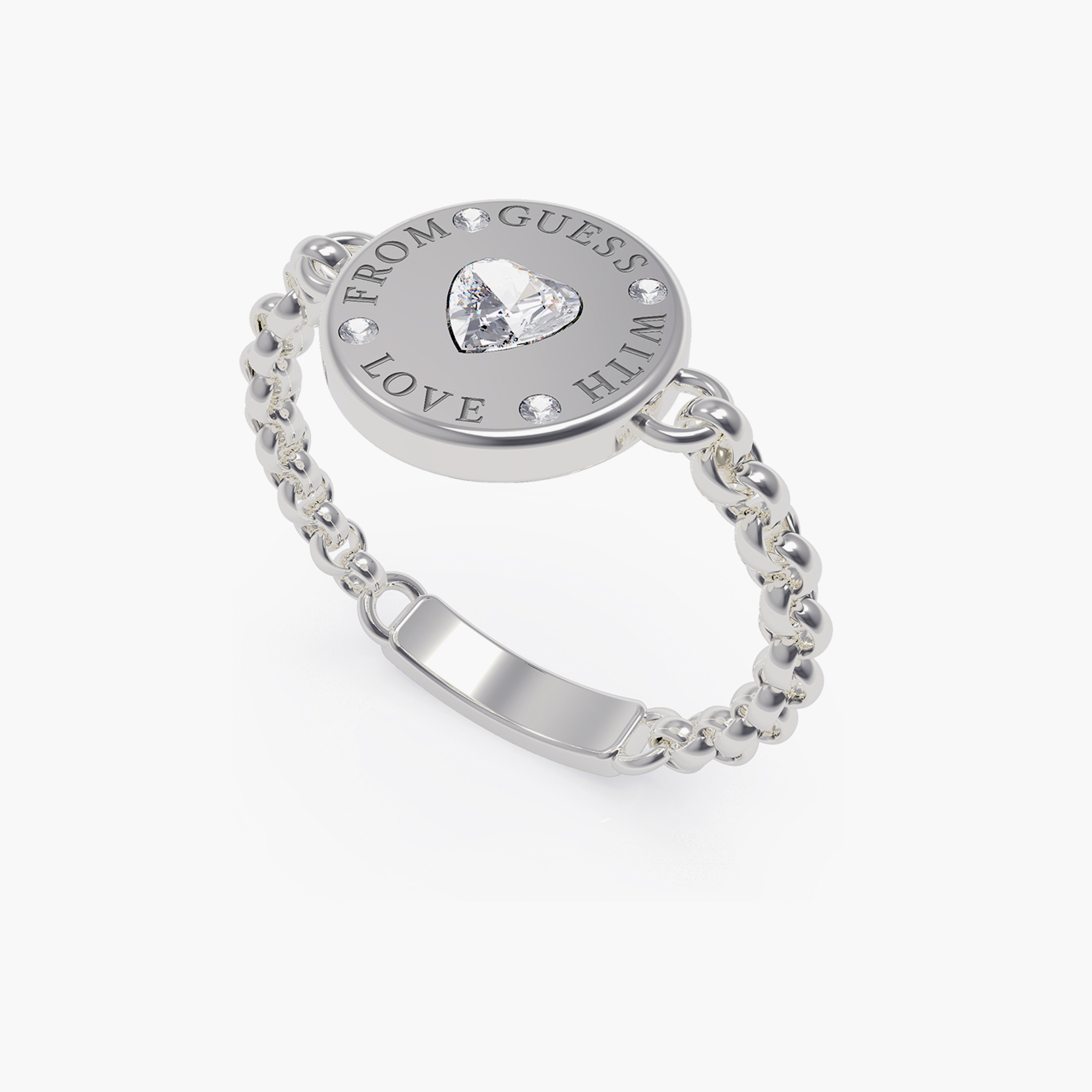 غيس-   خاتم للنساء ستيل فضي 54 مم | UBR70006-54-women-watchesandjewellery-jewellery-rings-image-1