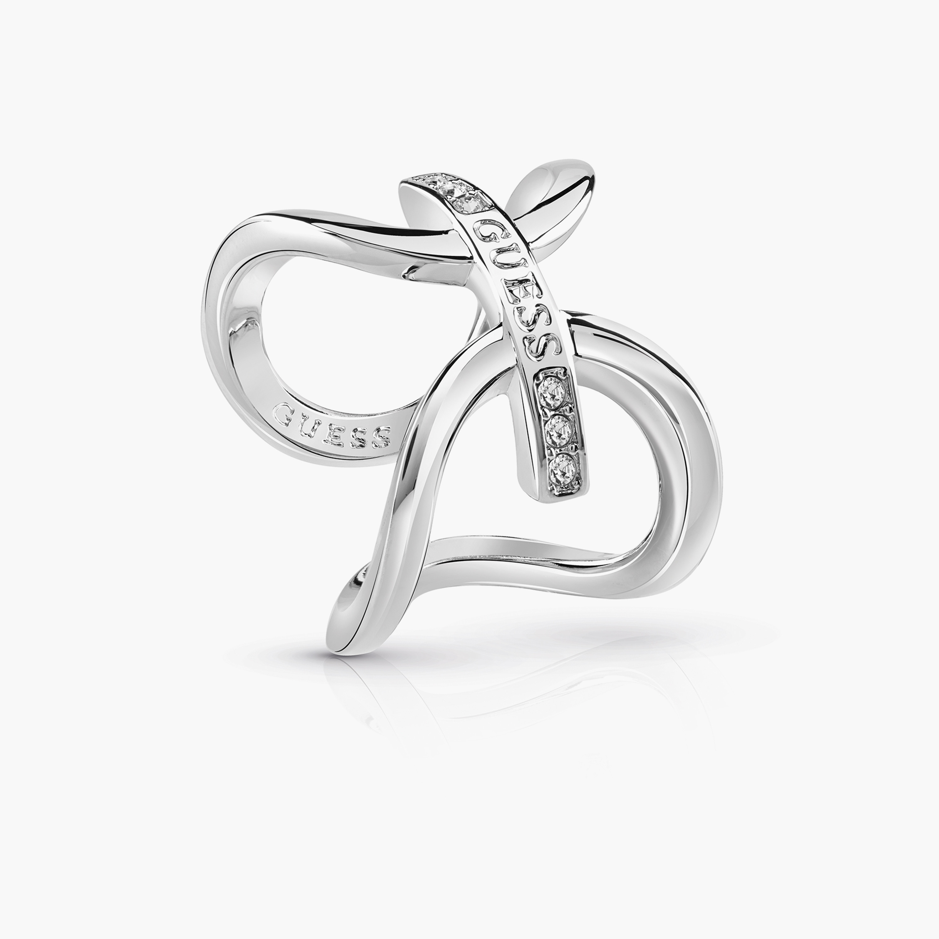 غيس-   خاتم براس للنساء فضي مقاس واحد | UBR84045-54-women-watchesandjewellery-jewellery-rings-image-1