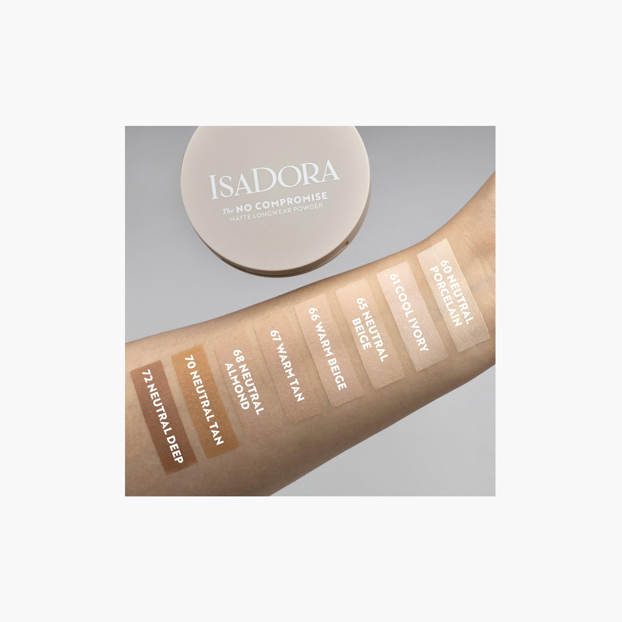Isadora The No Compromise Matte Longwear Compact Powder - 7 gms-beautyandpersonalcare-makeup-face-facepowders-image-7