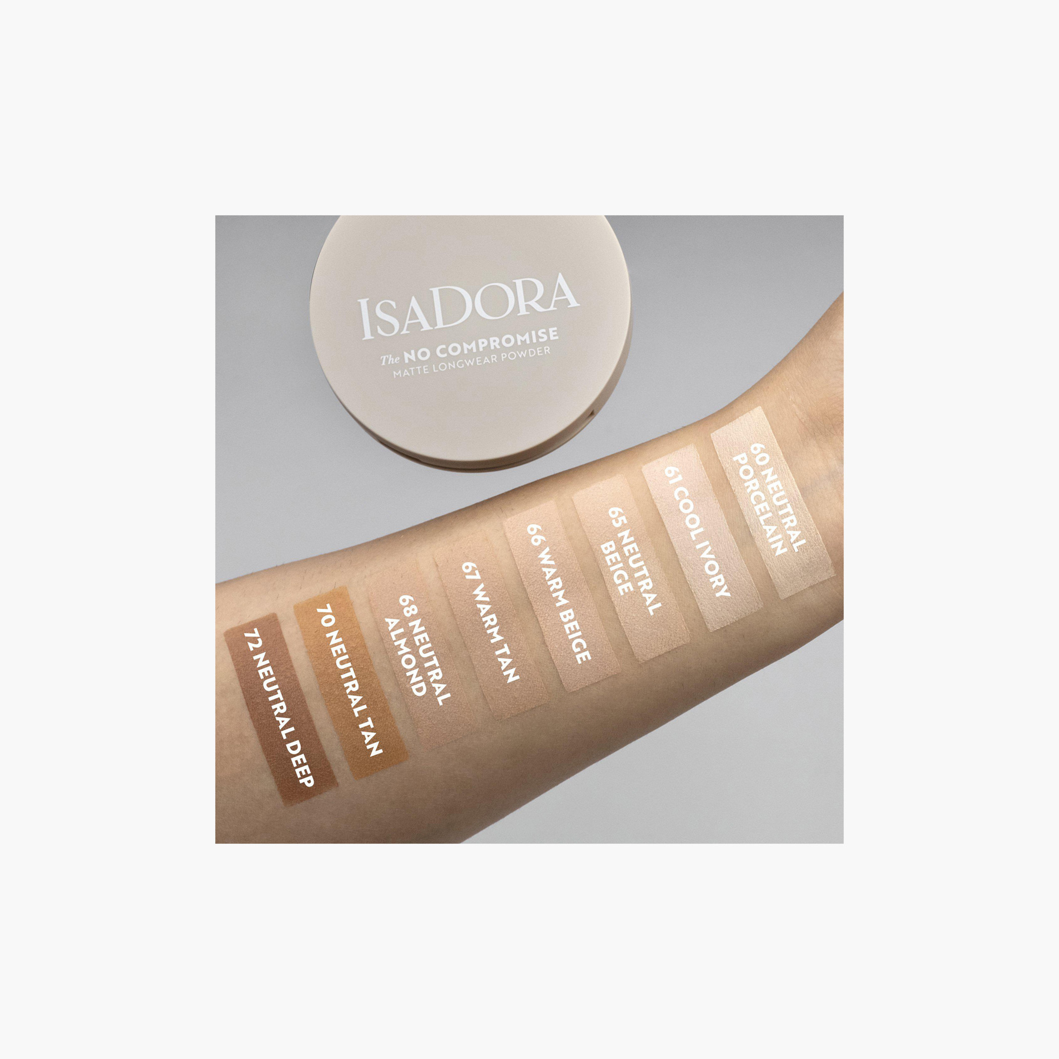Isadora The No Compromise Matte Longwear Compact Powder - 7 gms-beautyandpersonalcare-makeup-face-facepowders-image-23