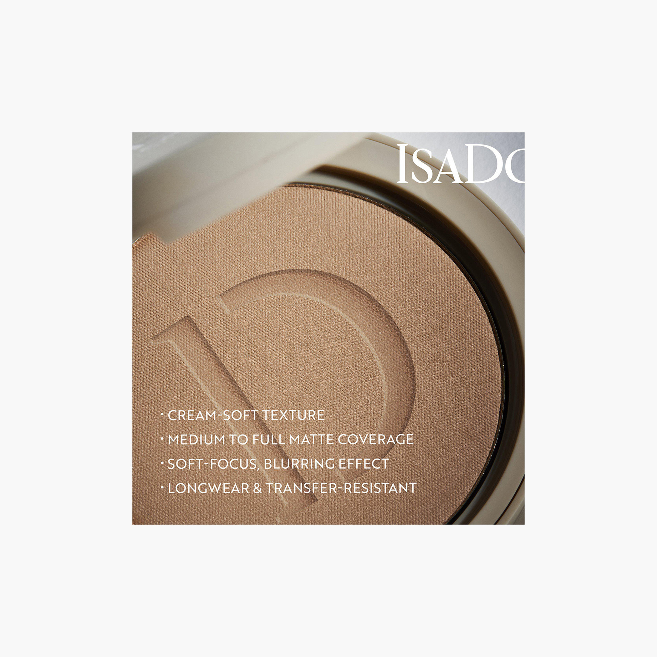 Isadora The No Compromise Matte Longwear Compact Powder - 7 gms-beautyandpersonalcare-makeup-face-facepowders-image-53