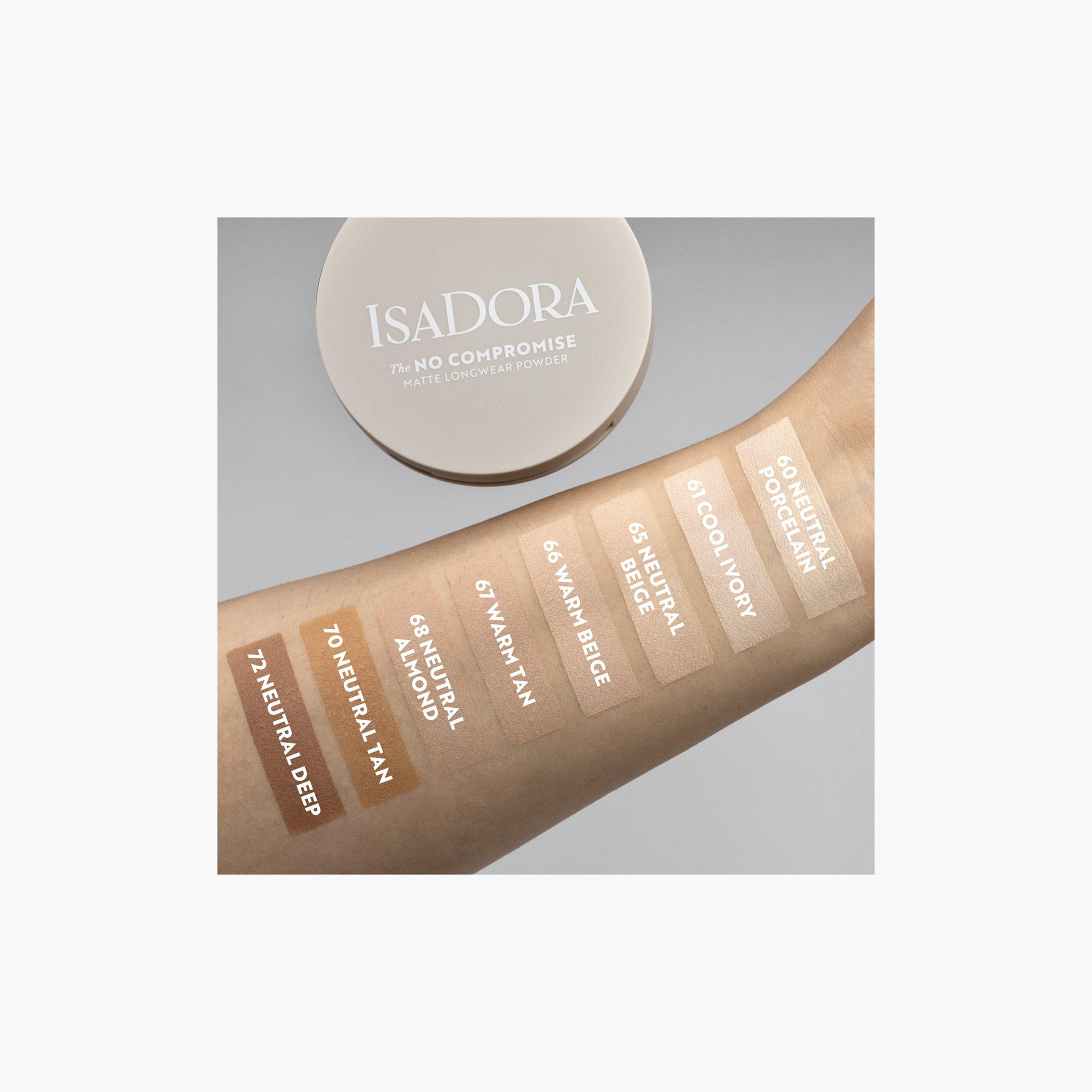 Isadora The No Compromise Matte Longwear Compact Powder - 7 gms-beautyandpersonalcare-makeup-face-facepowders-image-55
