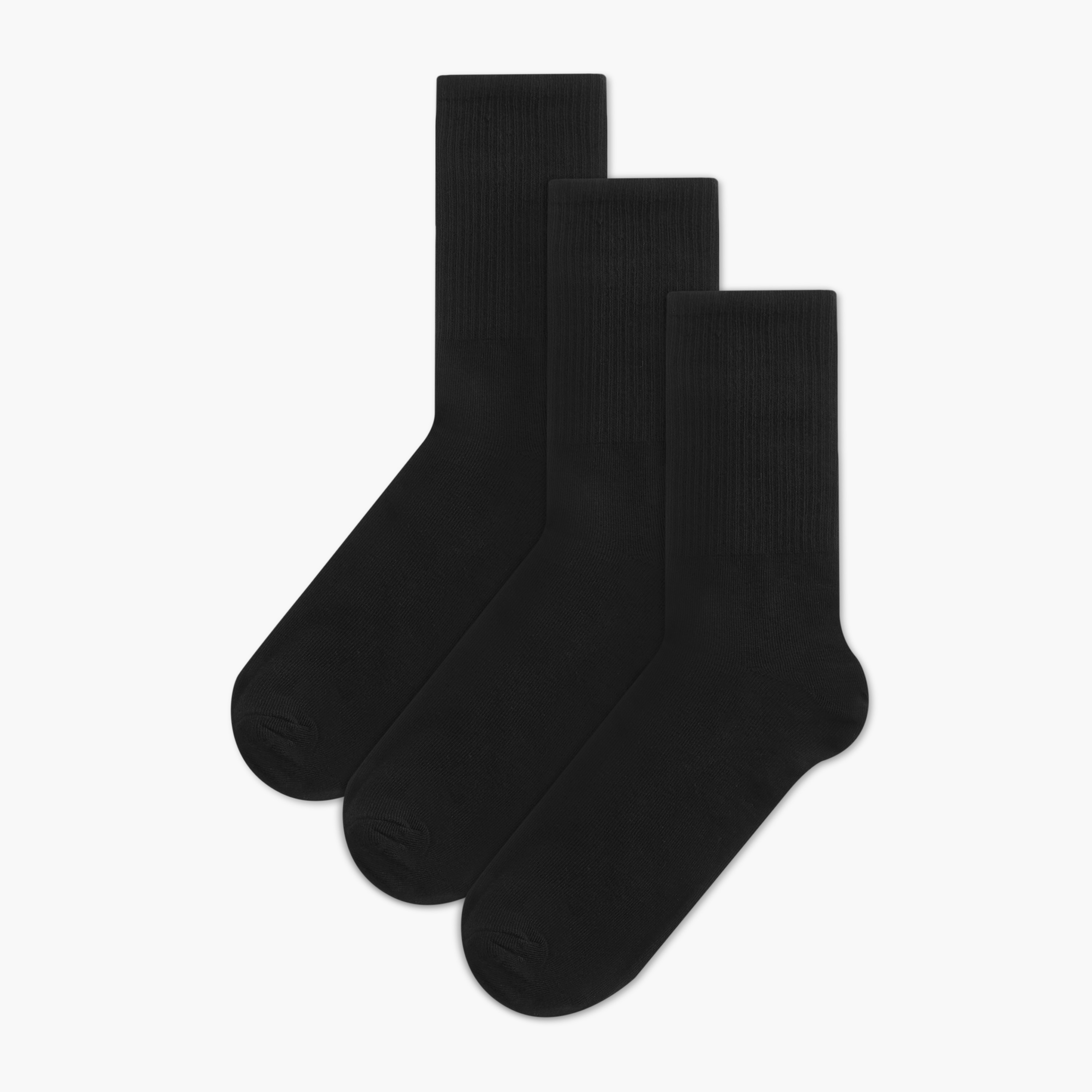 Jack & Jones Logo Print Crew Length Socks - Set of 3-men-socks-image-1
