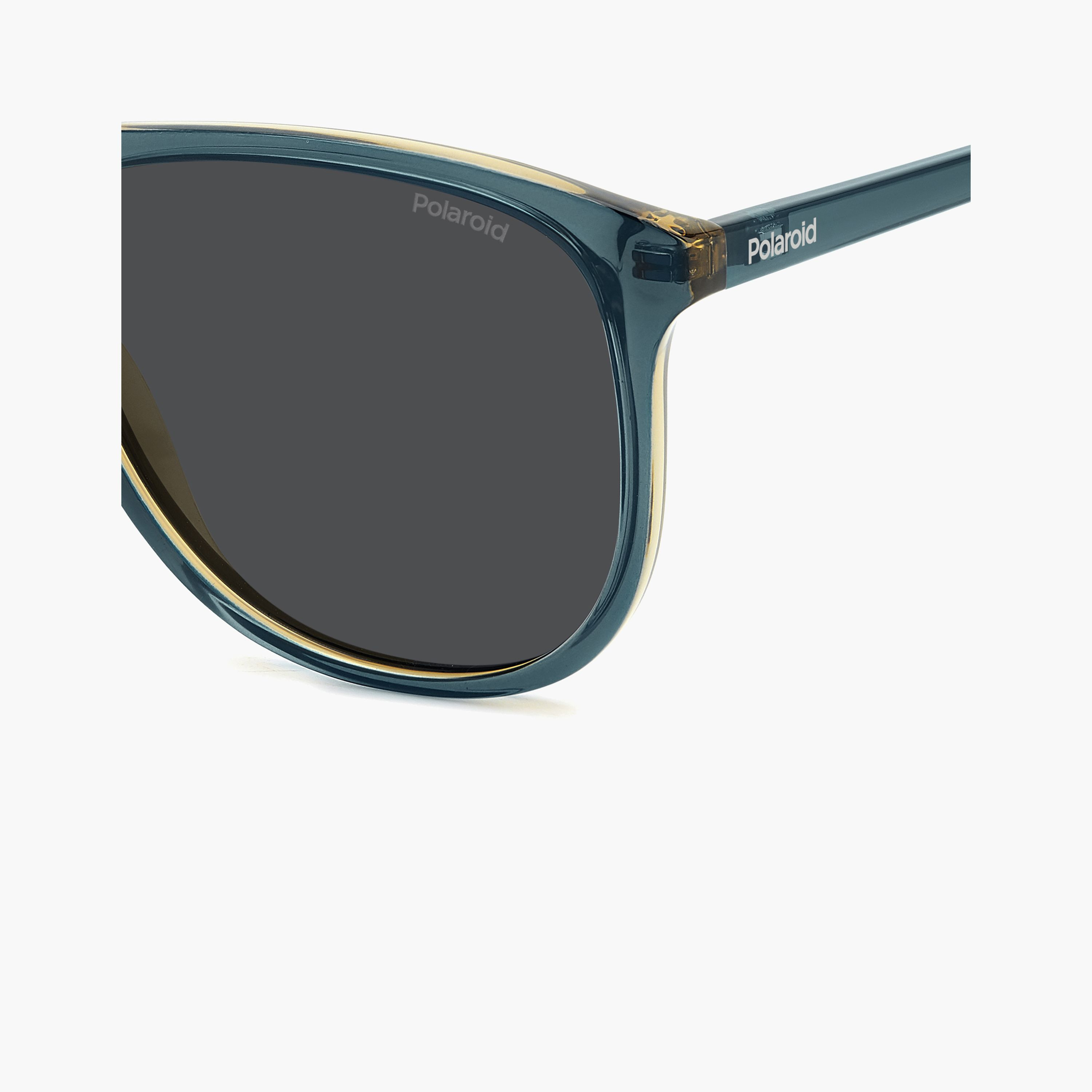 Polaroid Men's Polarized 58 MM Grey Rectangle Sunglasses-men-sunglasses-image-4