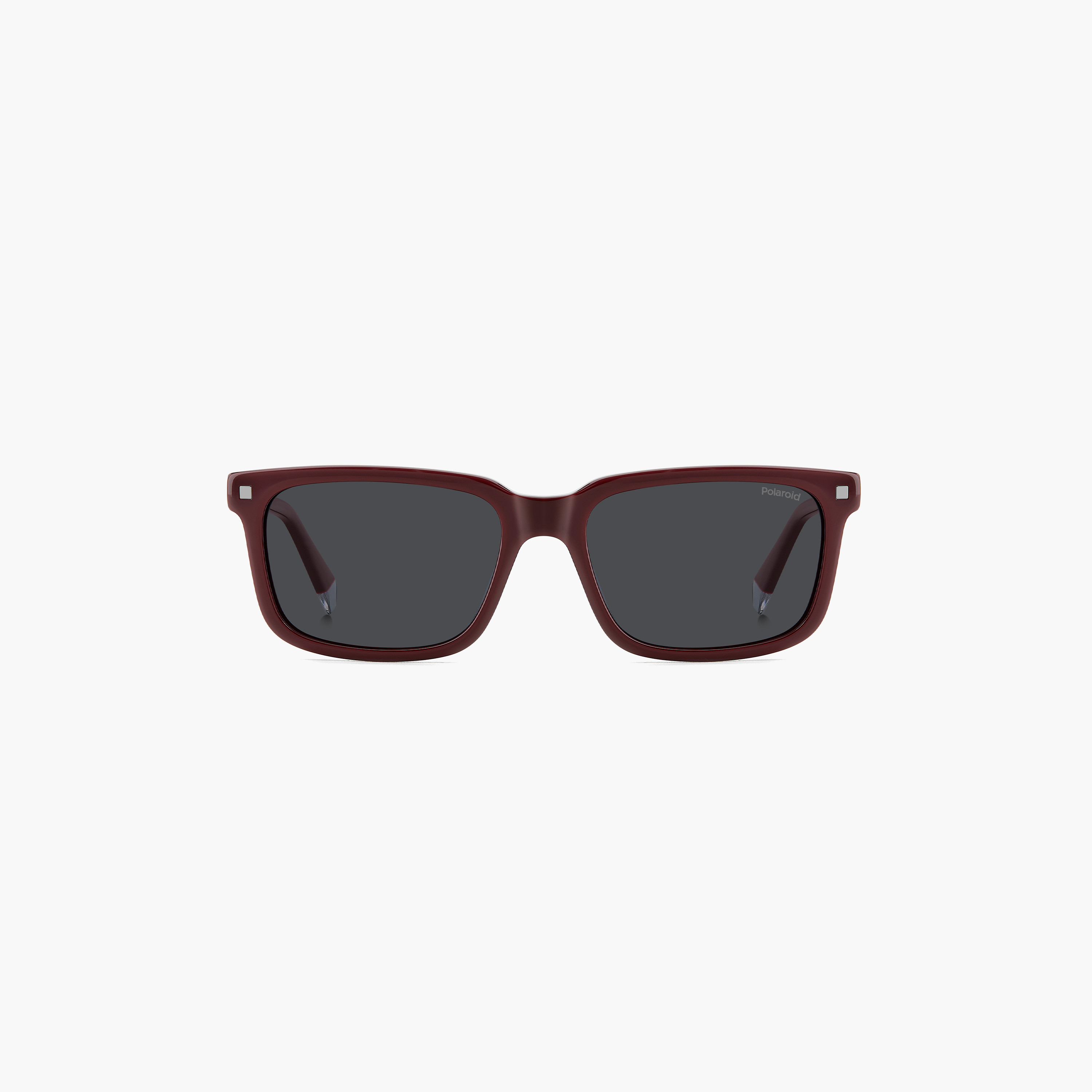 Polaroid Men's Polarized 55 MM Grey Rectangle Sunglasses-men-sunglasses-image-3