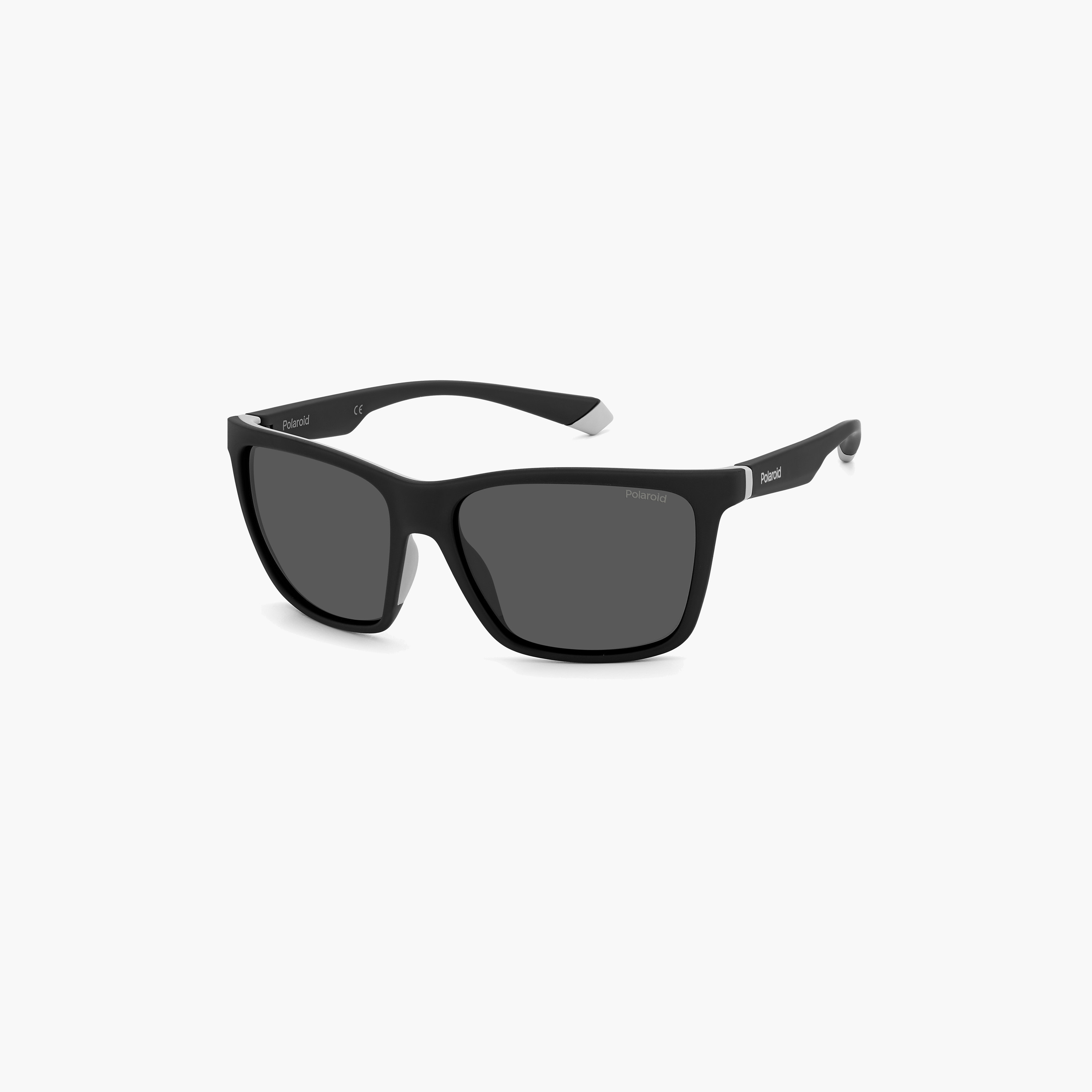 Polaroid Men's Polarized 58 MM Grey Rectangle Sunglasses-men-sunglasses-image-1