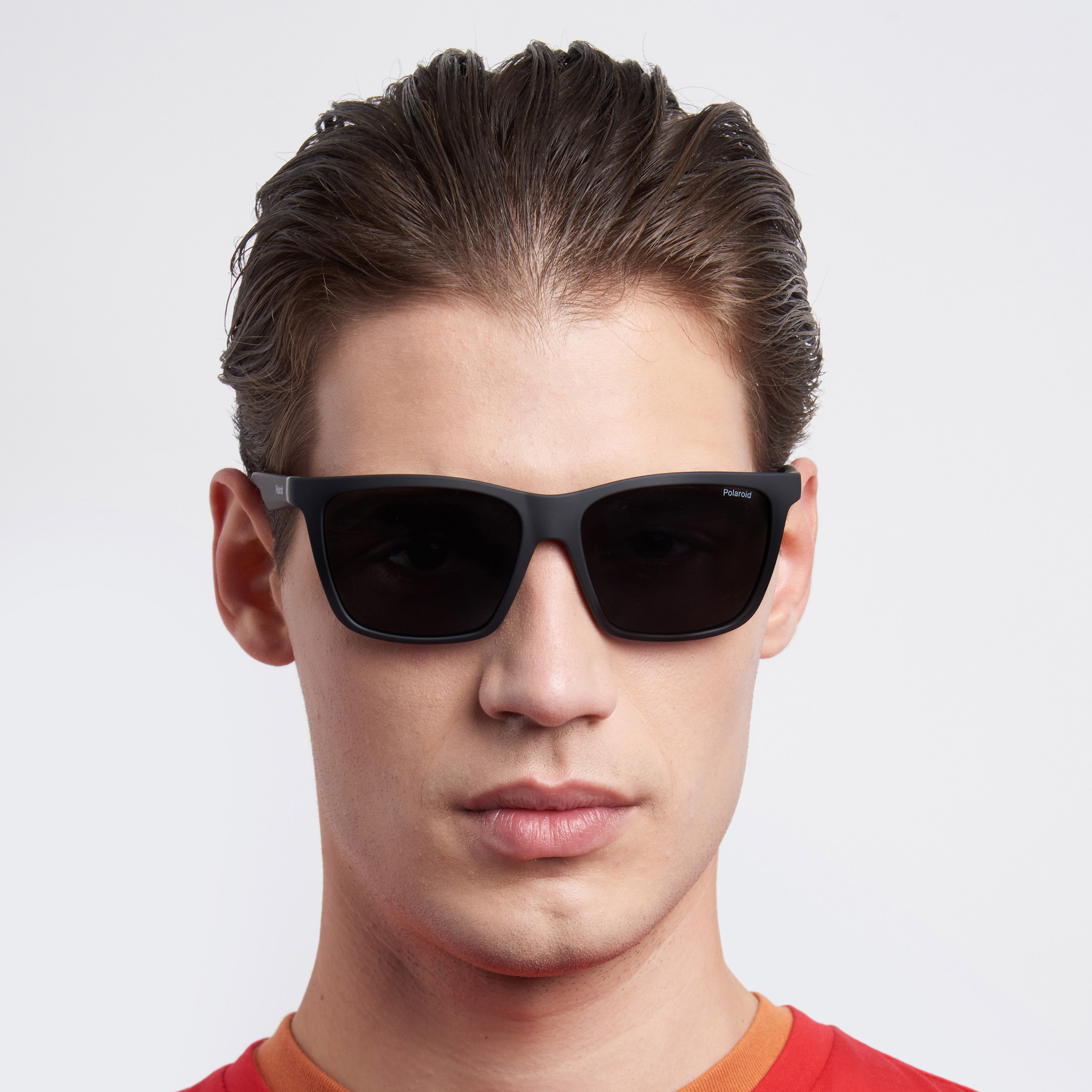 Polaroid Men's Polarized 58 MM Grey Rectangle Sunglasses-men-sunglasses-image-7