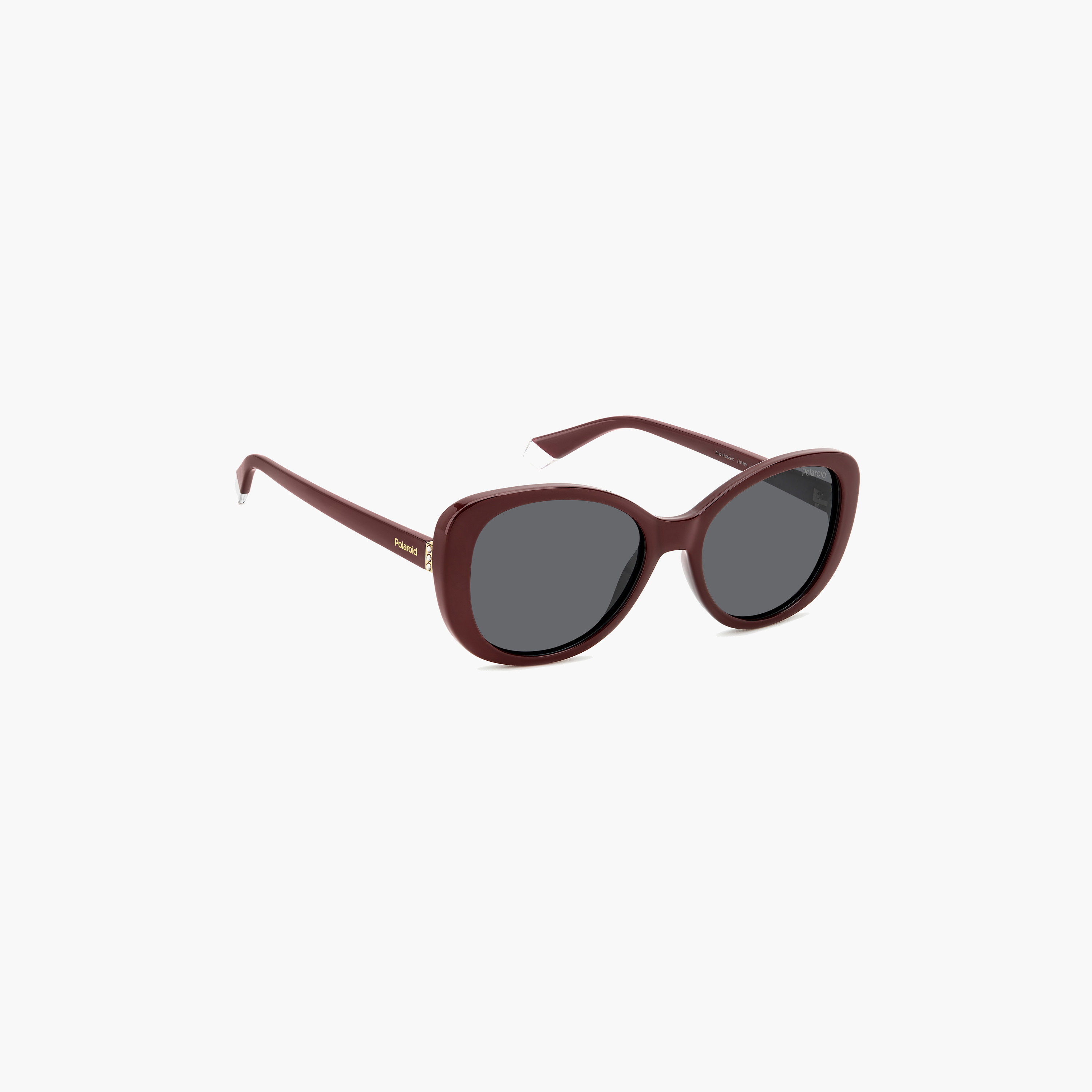 Polaroid Women's Polarized 55 MM Grey Rectangle Sunglasses-men-sunglasses-image-2