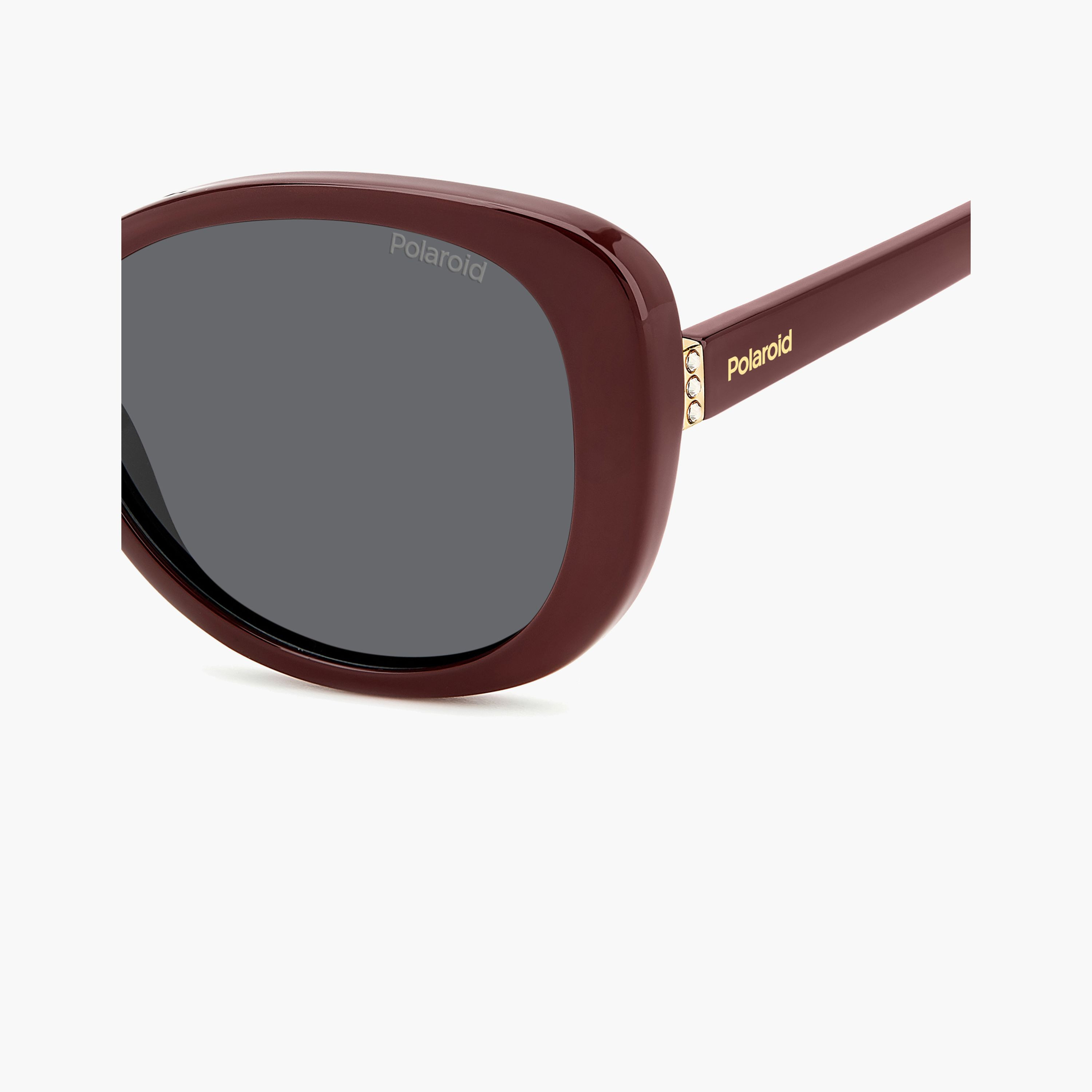 بولاريود-   نظارات شمسية نسائية مستقطبة 55 مم على شكل مستطيل رمادي-men-sunglasses-image-4