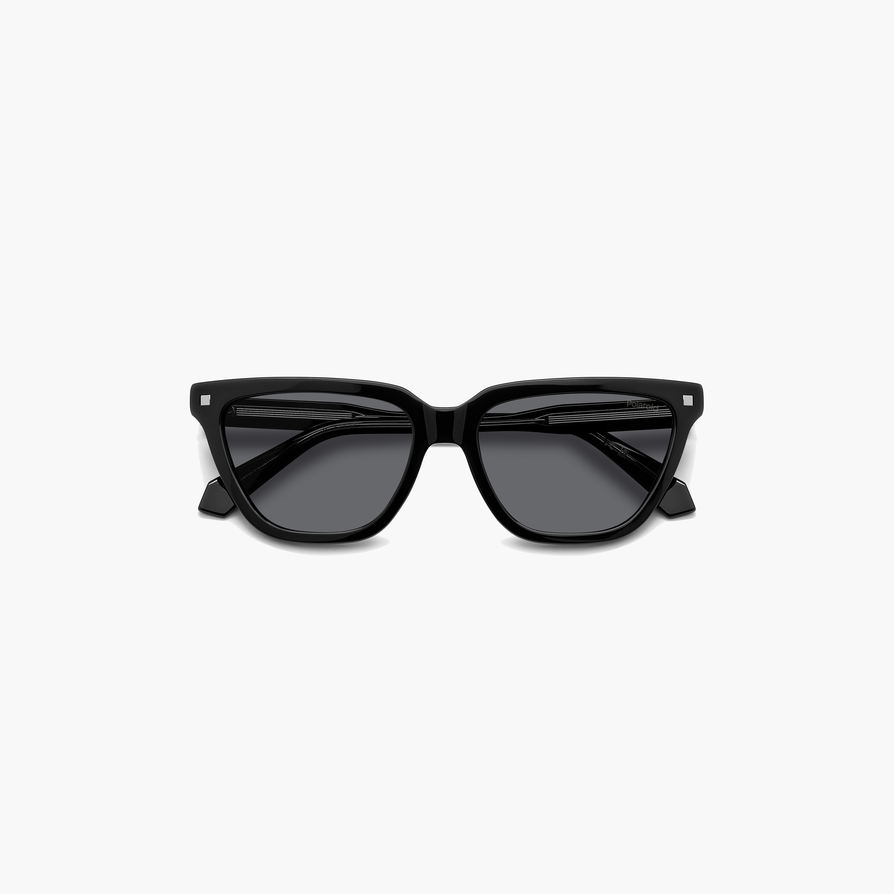 Polaroid Women's Polarized 55 MM Grey Rectangle Sunglasses-men-sunglasses-image-5