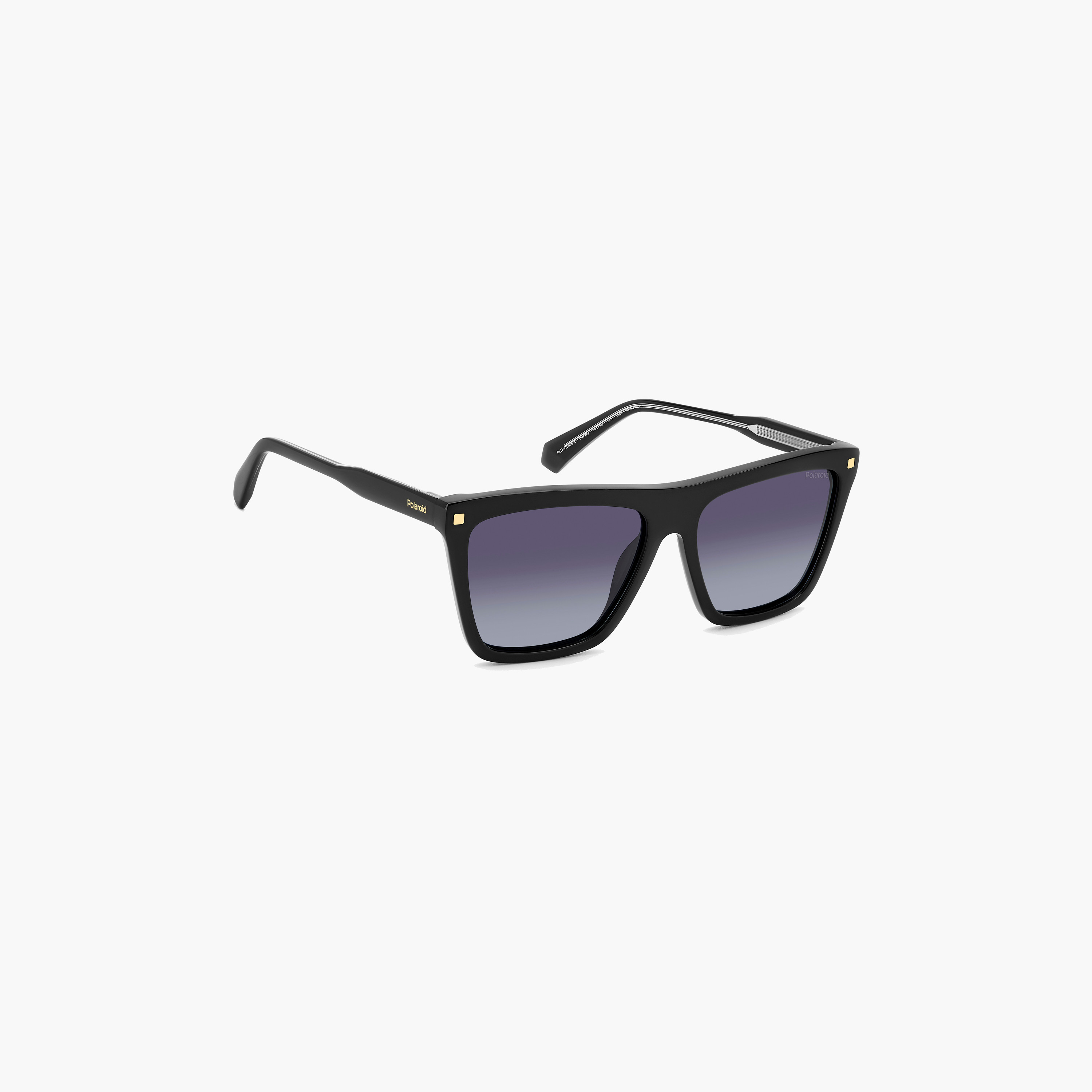 Polaroid Women's Polarized 56 MM Grey Shaded Rectangle Sunglasses-men-sunglasses-image-2