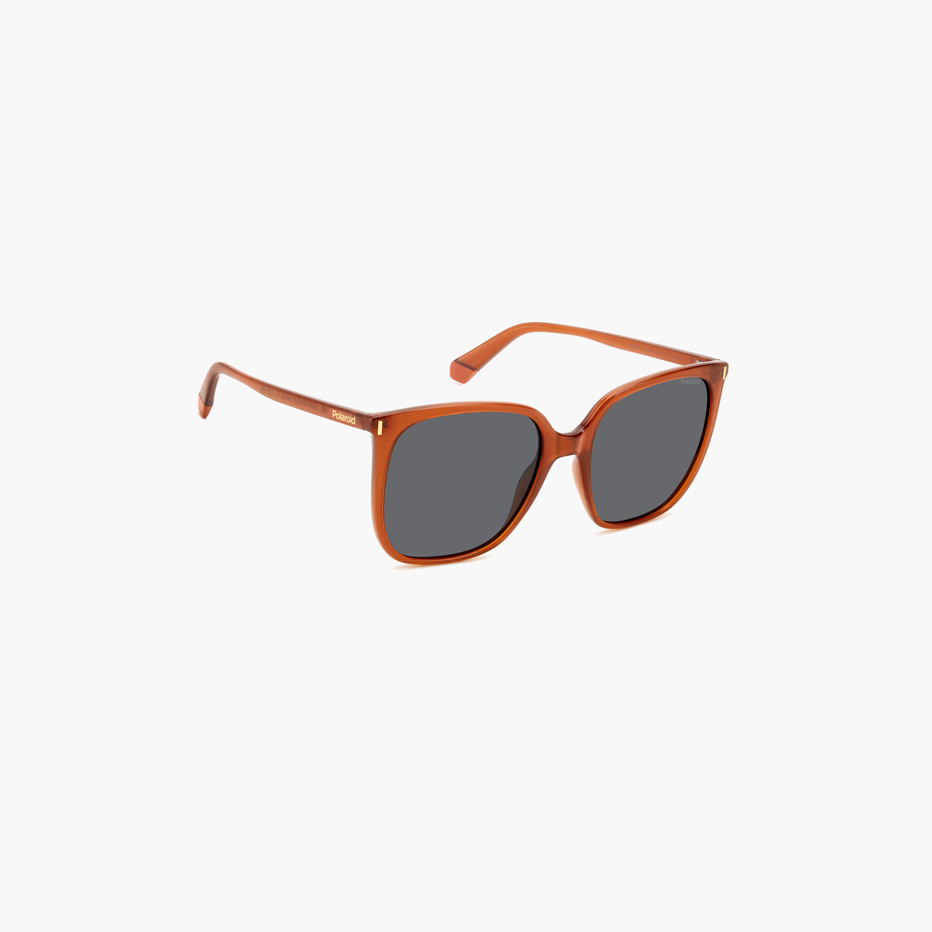 Polaroid Women's Polarized 56 MM Grey Square Sunglasses-men-sunglasses-image-2