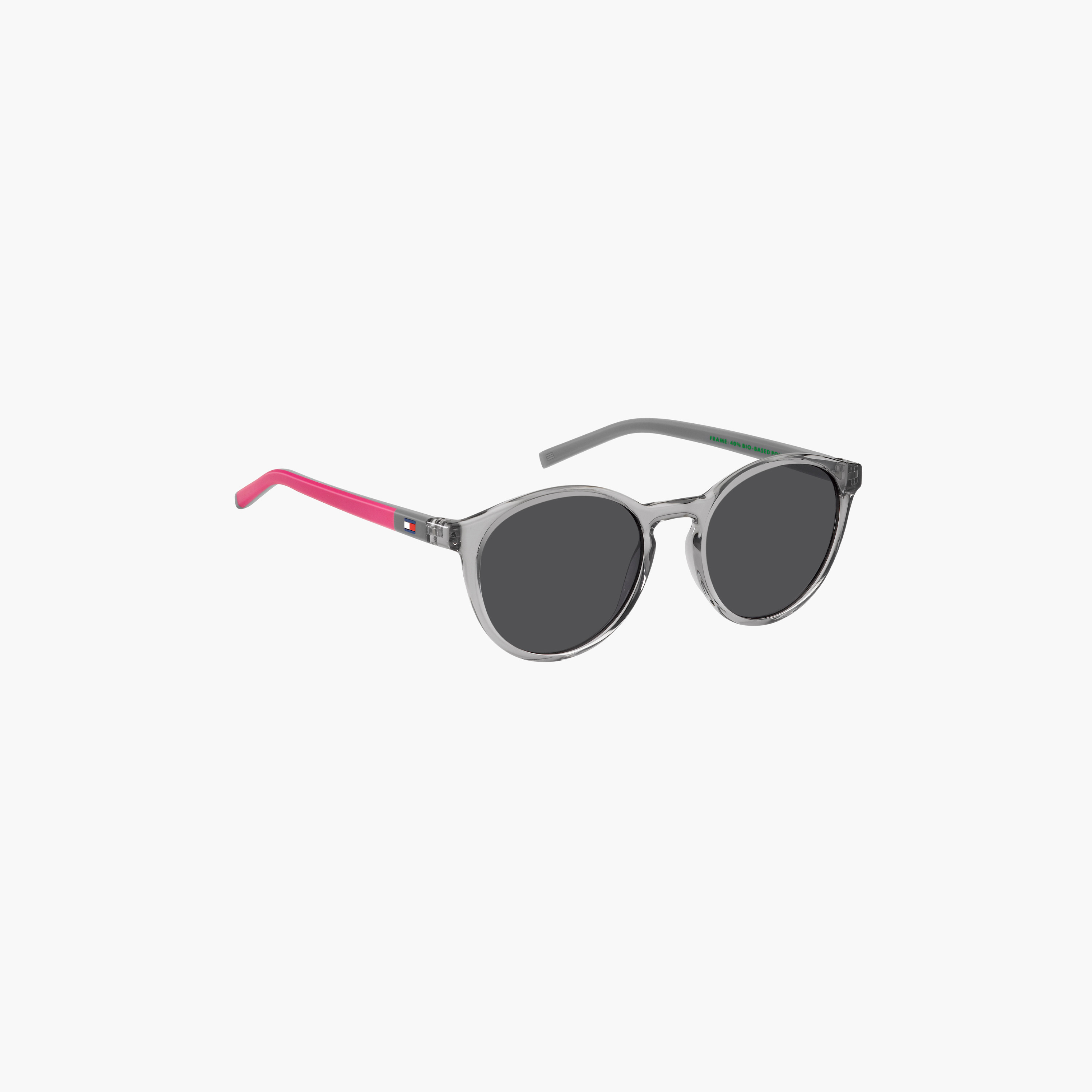 تومي هيلفيغر-   نظارات شمسية هندسية رمادية للأطفال مقاس 47 مم-girls-accessories-sunglasses-image-2