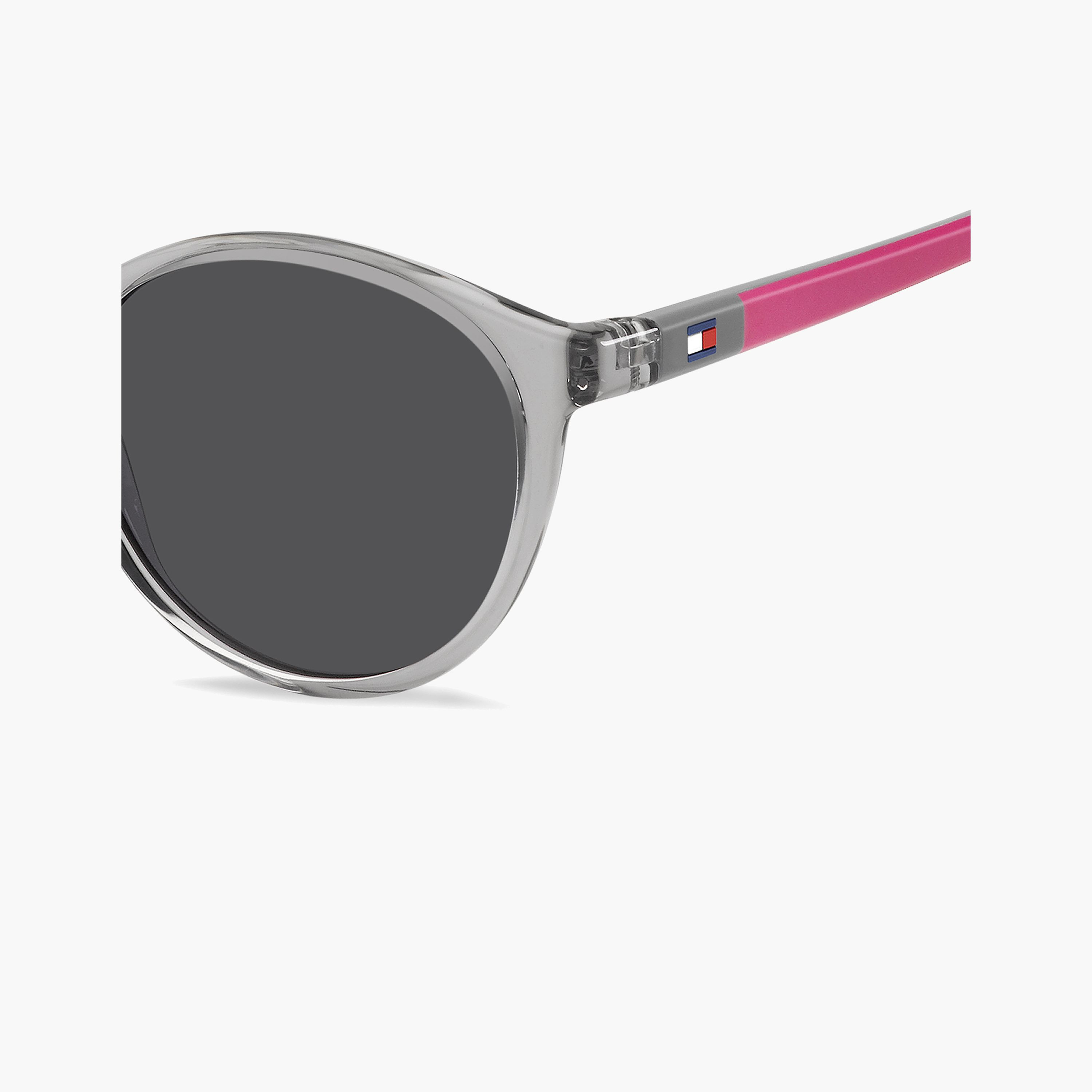 تومي هيلفيغر-   نظارات شمسية هندسية رمادية للأطفال مقاس 47 مم-girls-accessories-sunglasses-image-4