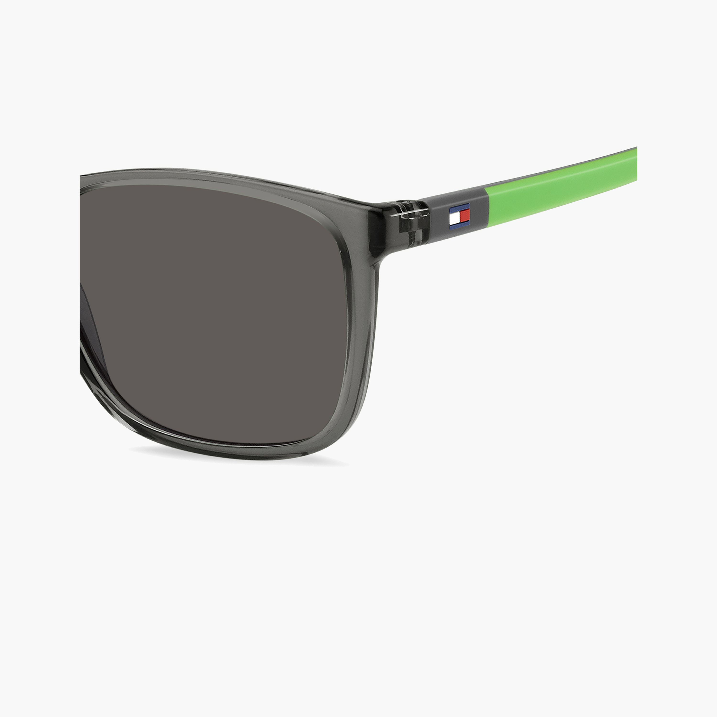 تومي هيلفيغر-   نظارات شمسية مستطيلة رمادية للأطفال مقاس 50 مم-girls-accessories-sunglasses-image-4