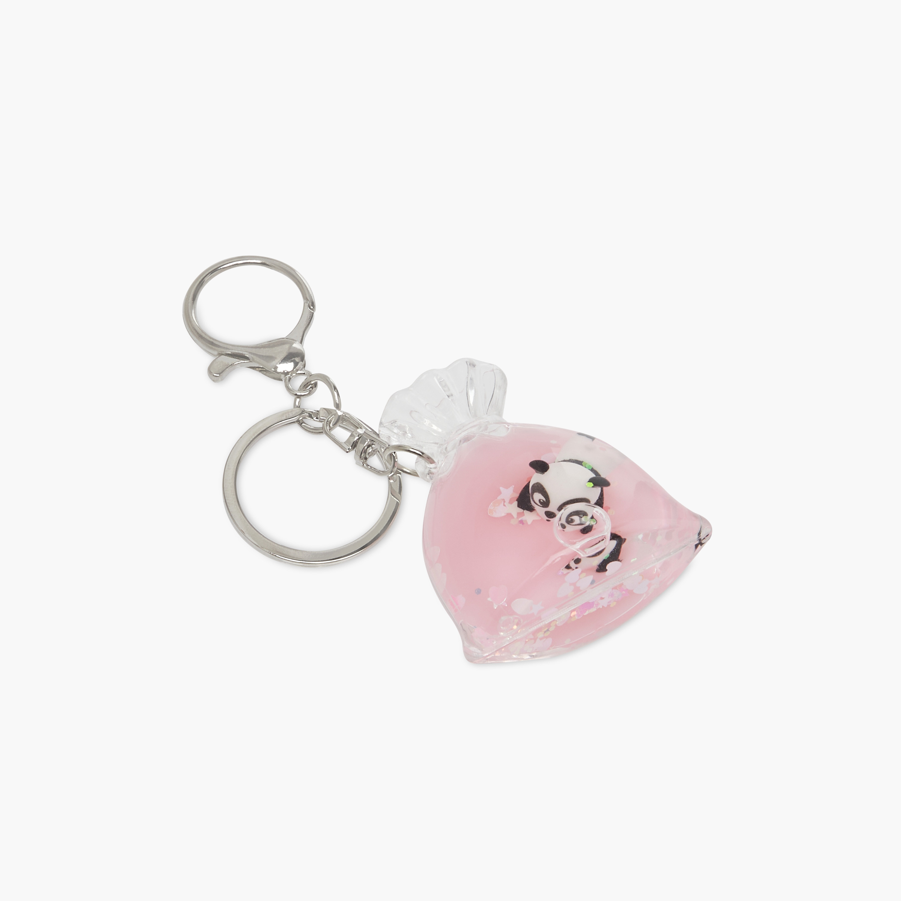 Animal Liquid Charm Keyring with Hook-girls-accessories-keyringsandbagcharms-image-2