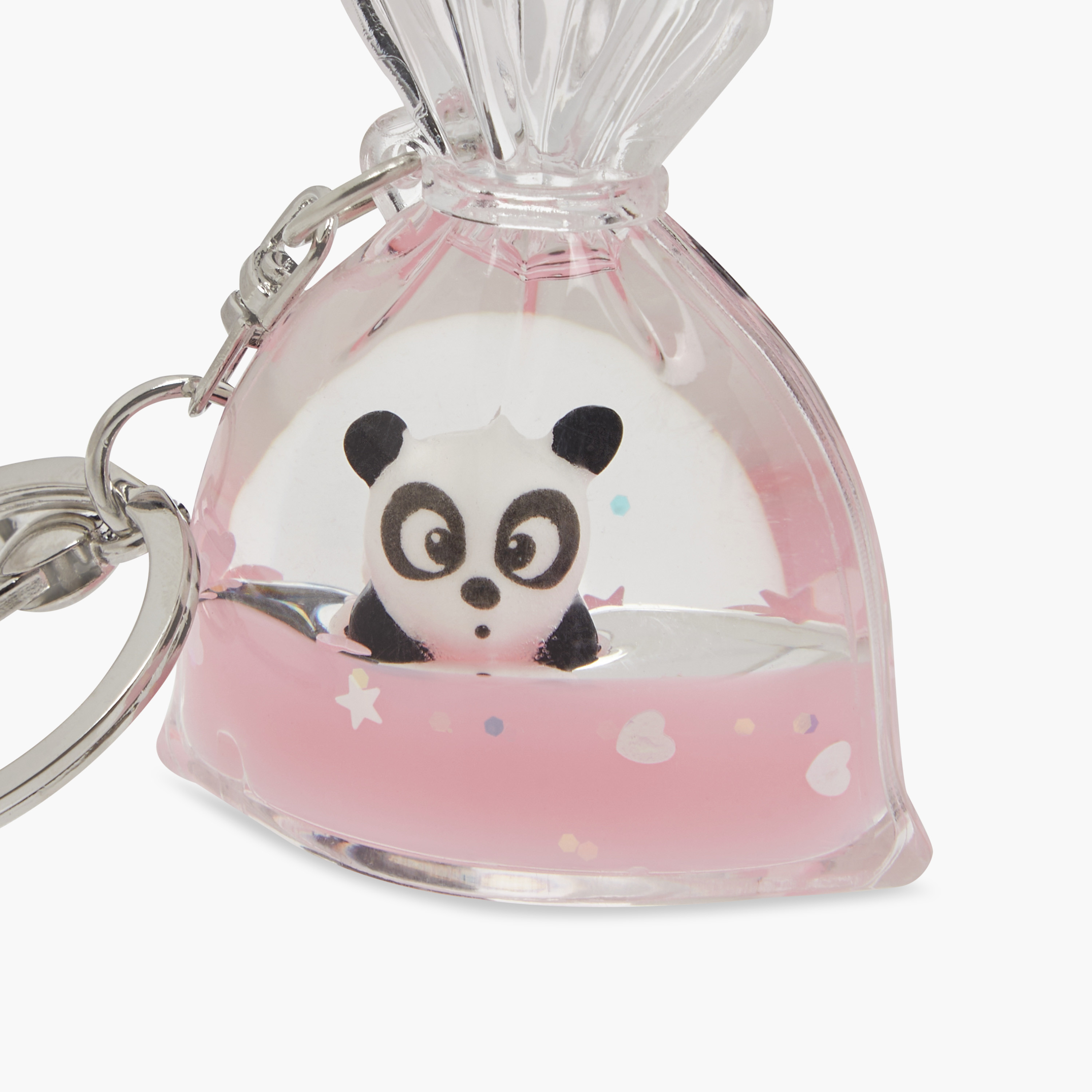 Animal Liquid Charm Keyring with Hook-girls-accessories-keyringsandbagcharms-image-3