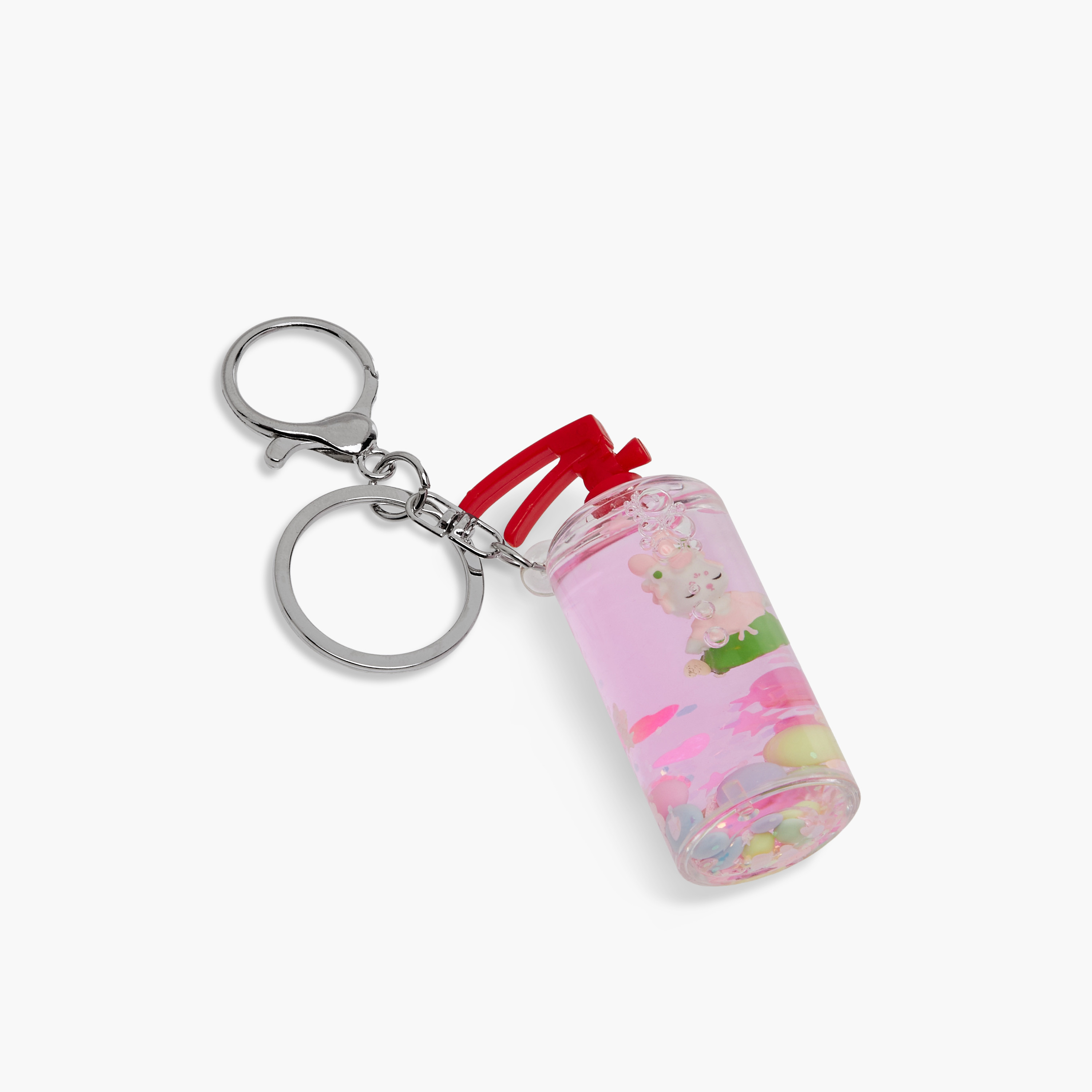 Animal Liquid Charm Keyring with Hook-girls-accessories-keyringsandbagcharms-image-2