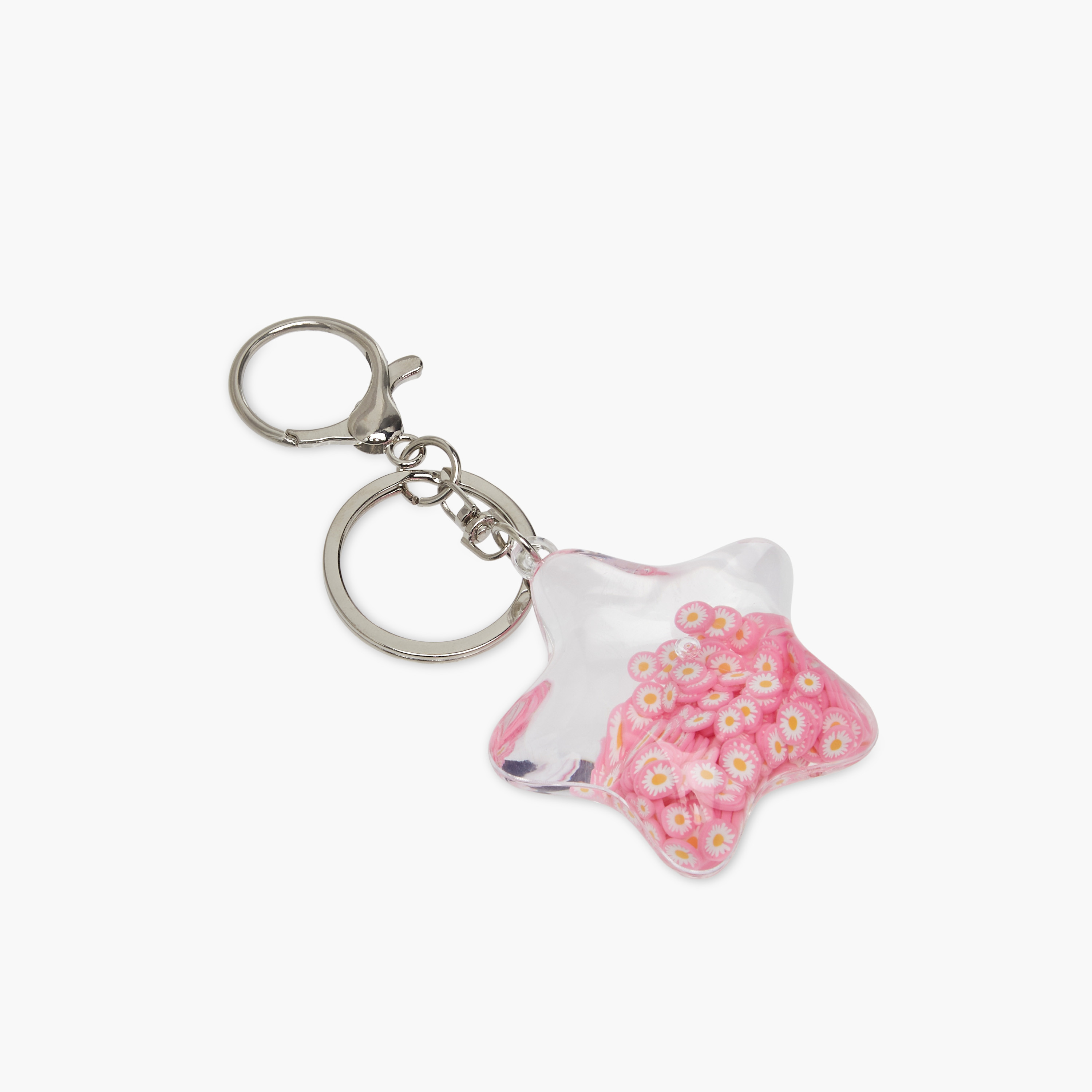 Star Liquid Charm Keyring with Hook-girls-accessories-keyringsandbagcharms-image-2