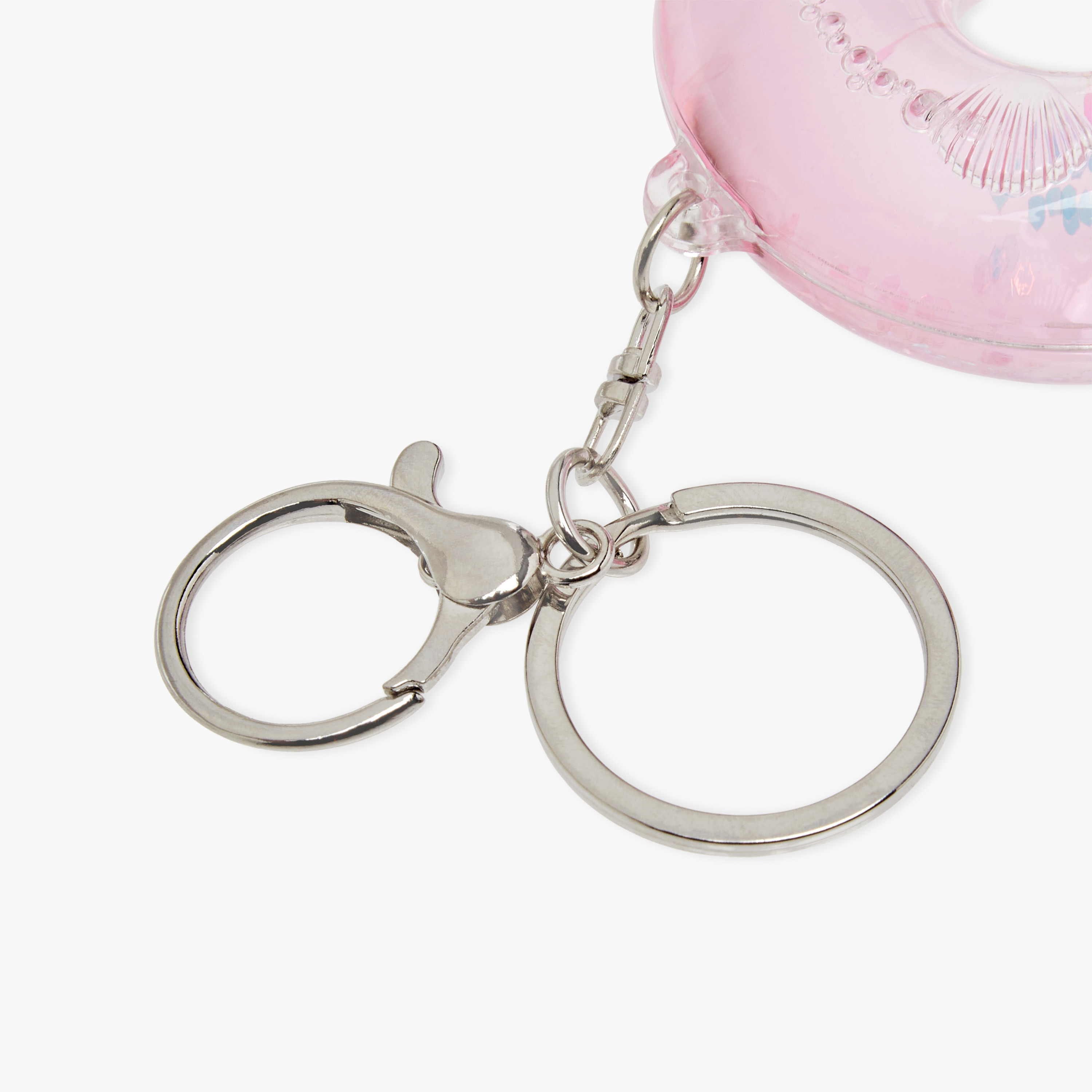 Penguin Liquid Charm Keyring with Hook-girls-accessories-keyringsandbagcharms-image-4