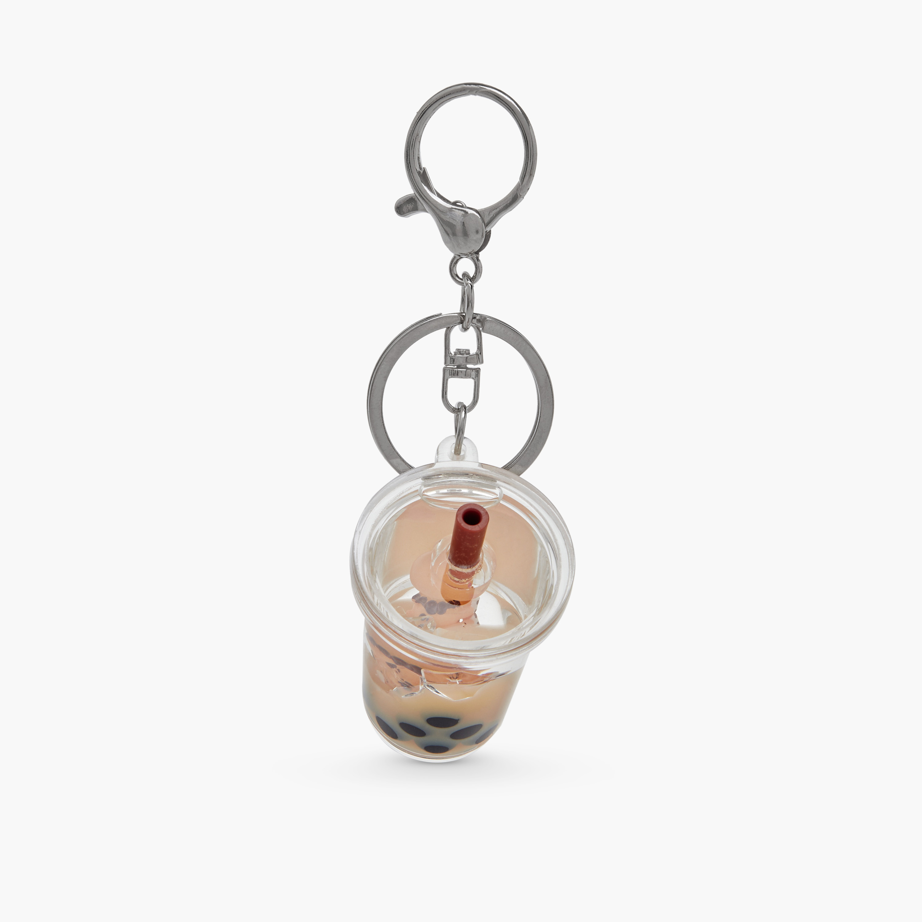 Boboa Tea Liquid Charm Keyring with Hook-girls-accessories-keyringsandbagcharms-image-1