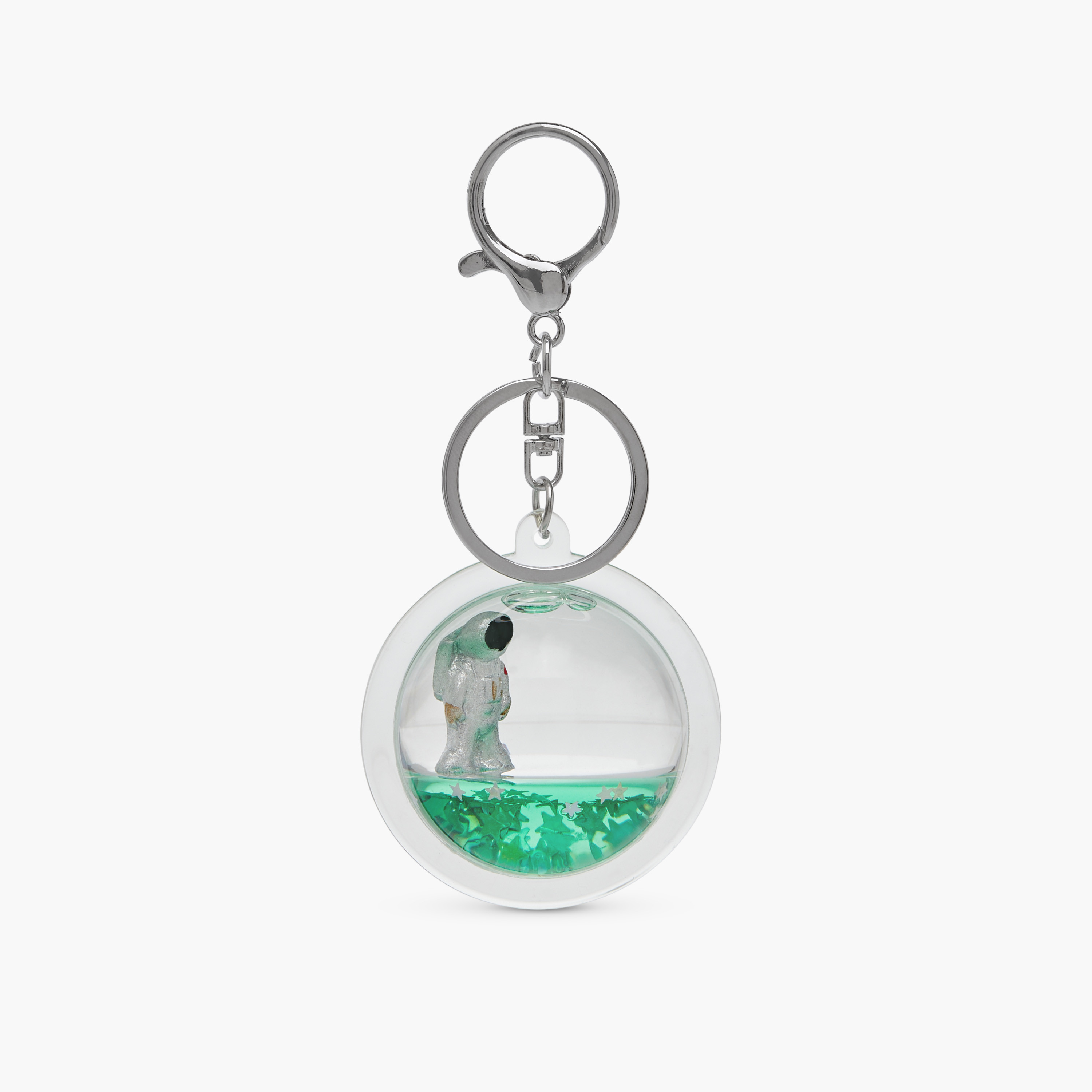 Astronaut Liquid Charm Keyring with Hook-girls-accessories-keyringsandbagcharms-image-1