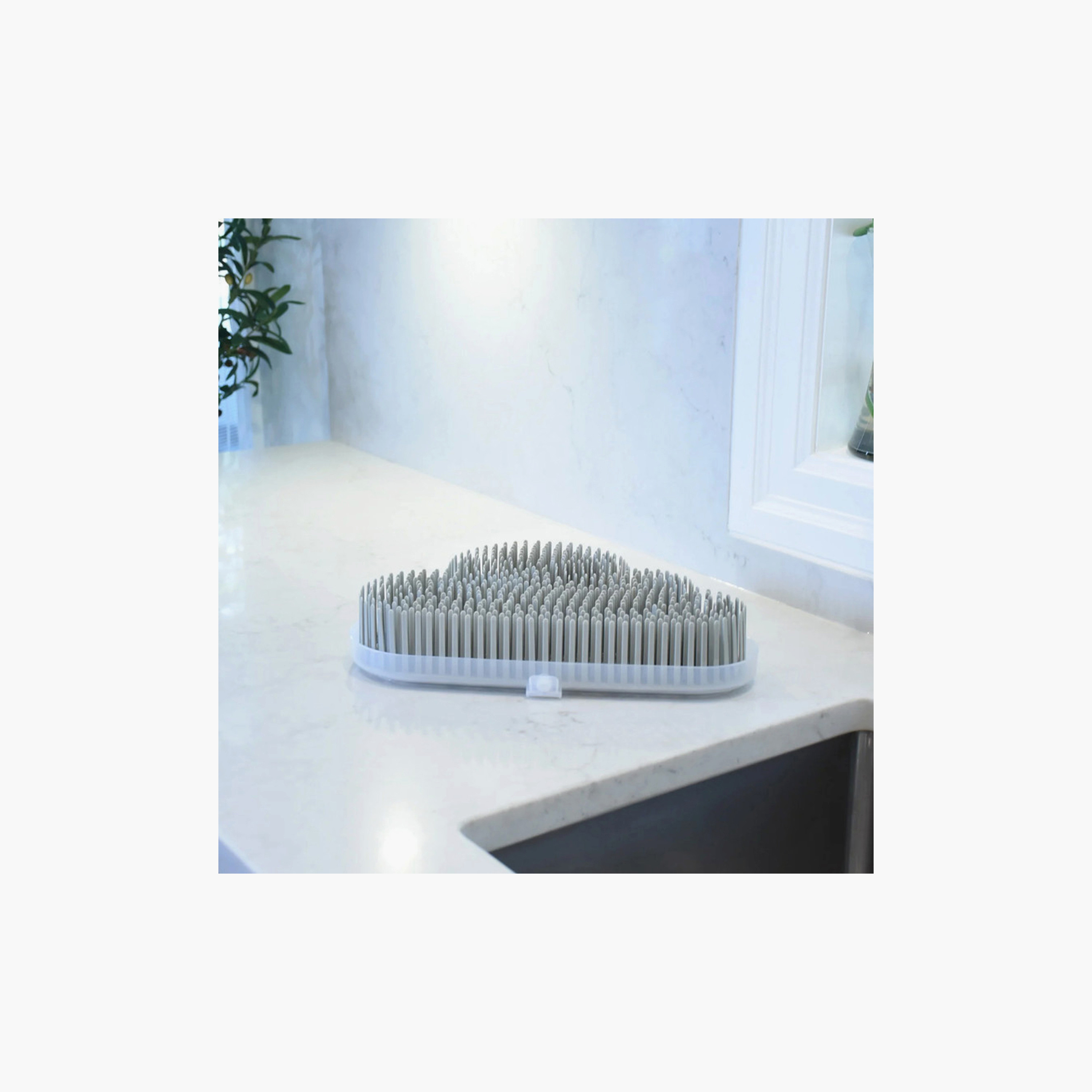 Melii BPA Free Countertop Cloud Drying Rack with Drainboard - Cloud-baby-feeding-accessories-image-2