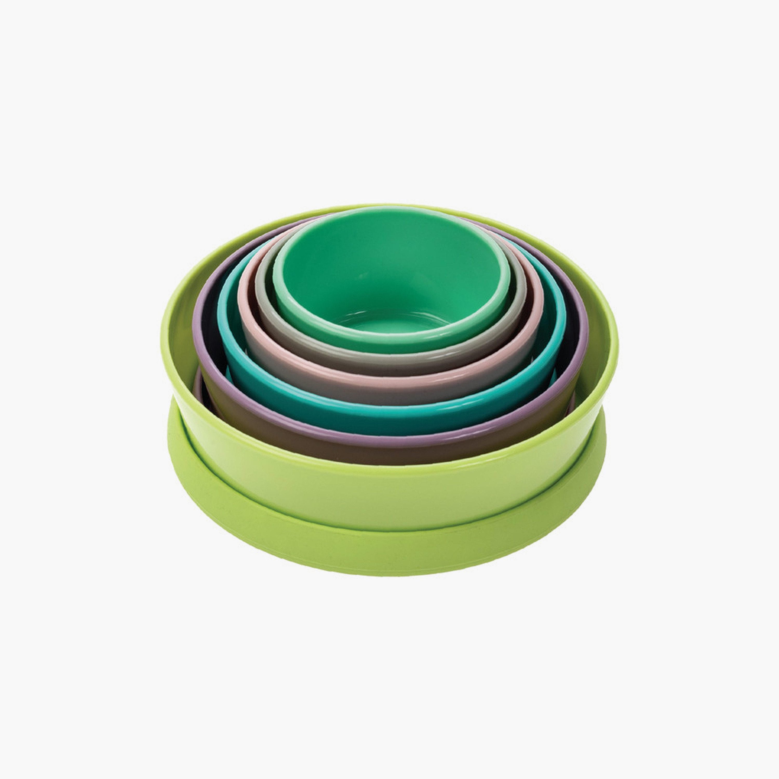 مجموعة أوعية طعام قابلة للتكديس والتعشيش 6 قطع مع أغطية سيليكون من ميلي-baby-feeding-mealtimeessentials-image-1