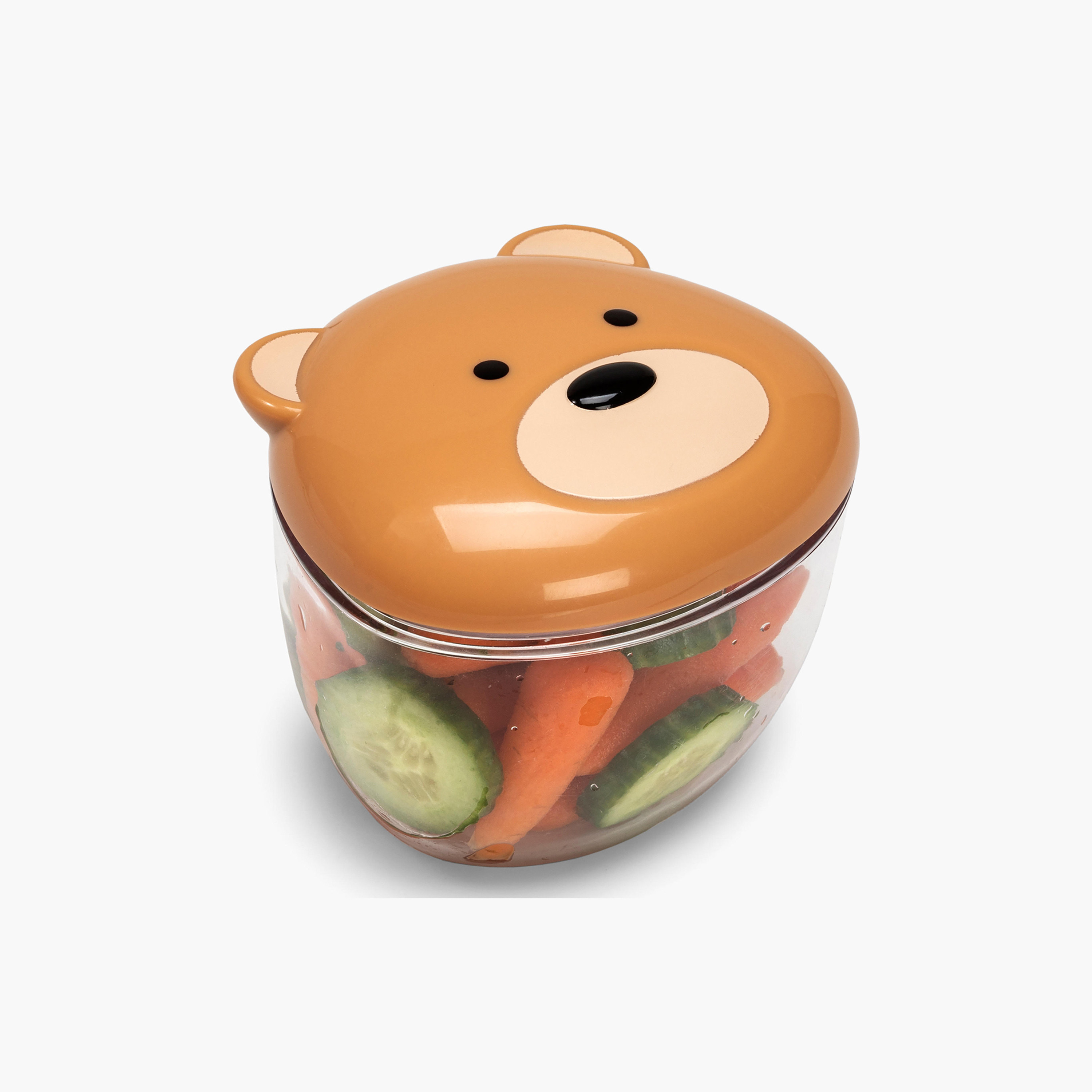 Melii Bear Face Shape Snack Container-baby-feeding-mealtimeessentials-image-4