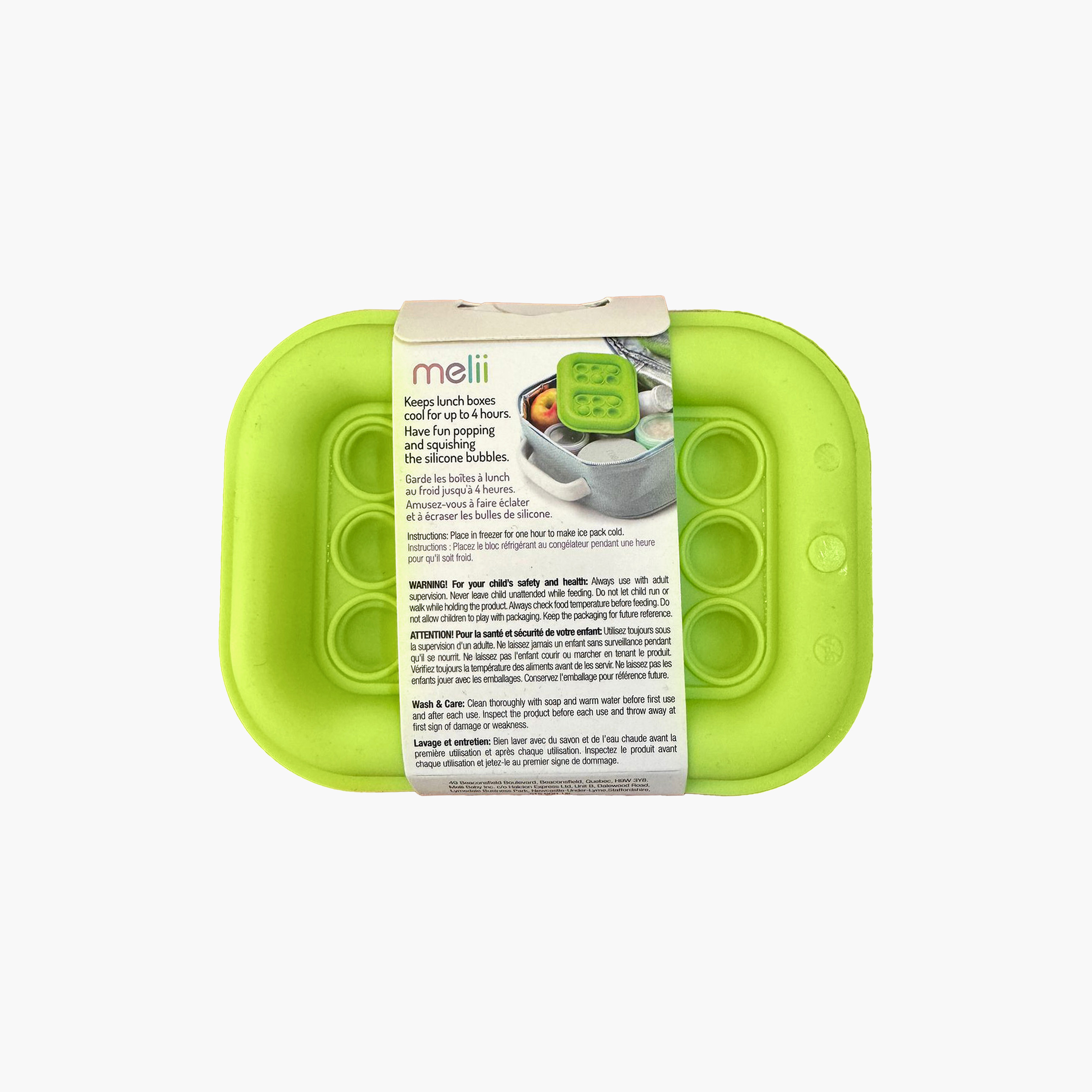 Melii 2-Piece Silicone Pop-It Ice Pack - Turquoise & Mint-baby-feeding-mealtimeessentials-image-2