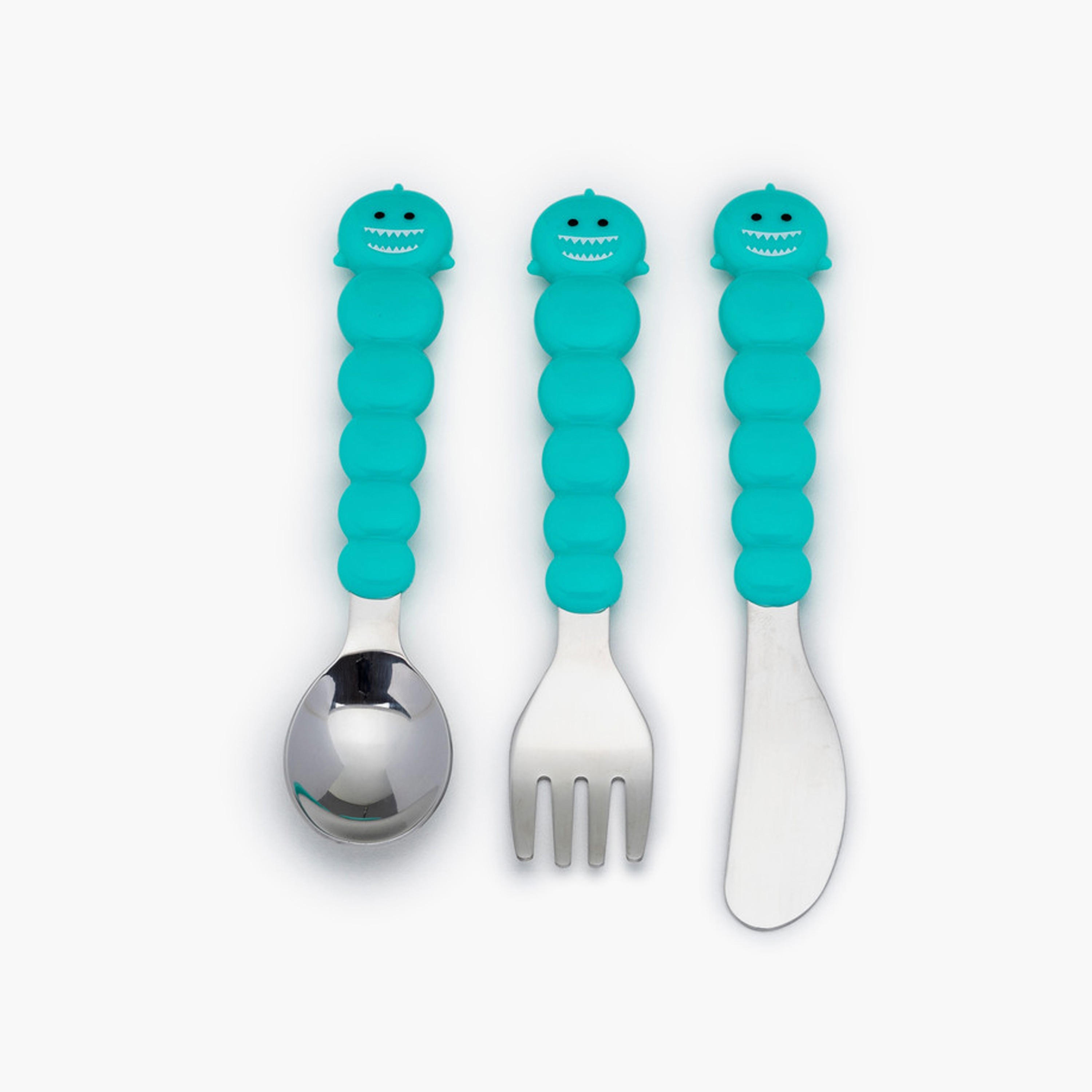 Melii 6-Piece Utensil Set - Bear & Shark - Multicolour-baby-feeding-mealtimeessentials-image-3