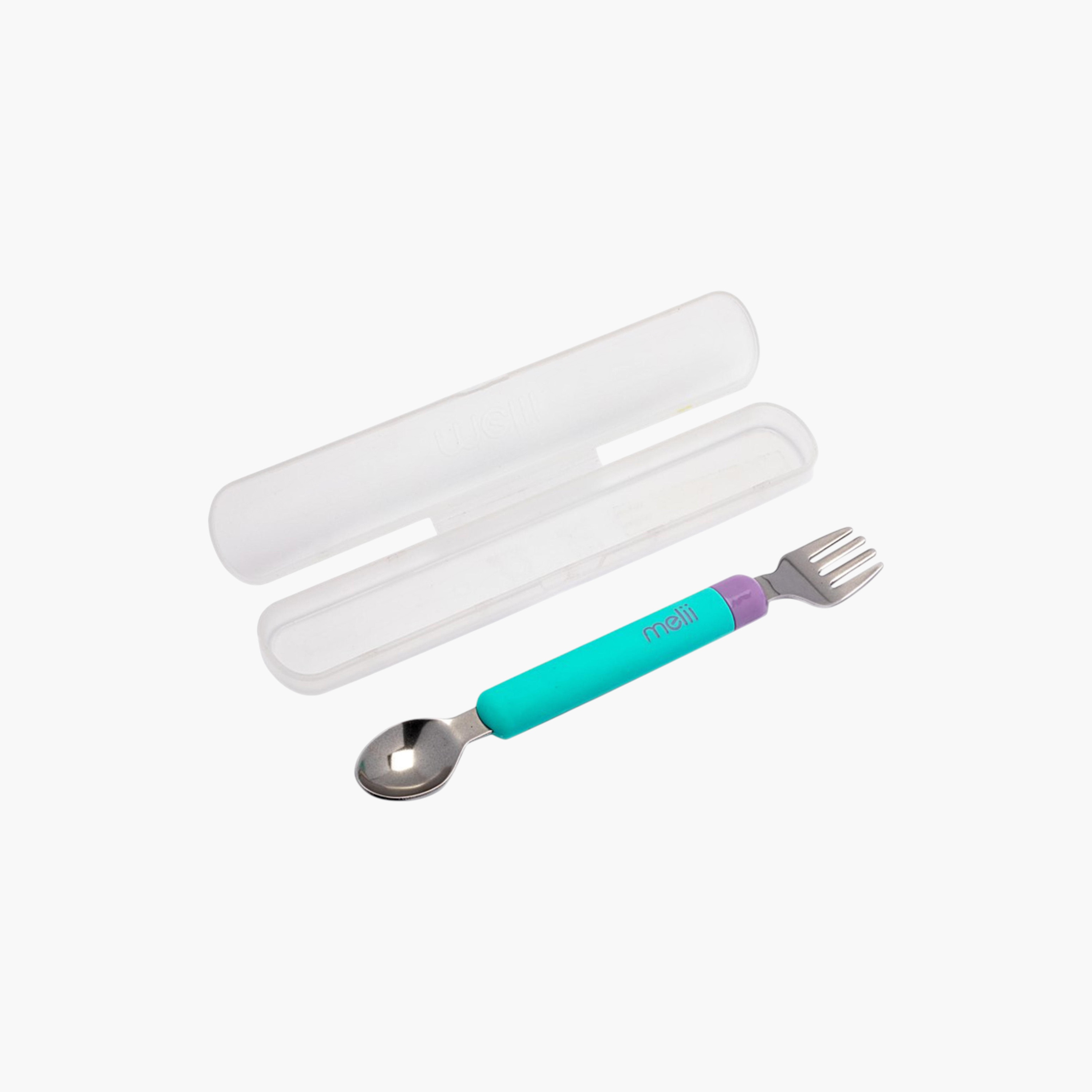 Melii Detachable Spoon and Fork with Carrying Case-baby-feeding-mealtimeessentials-image-1