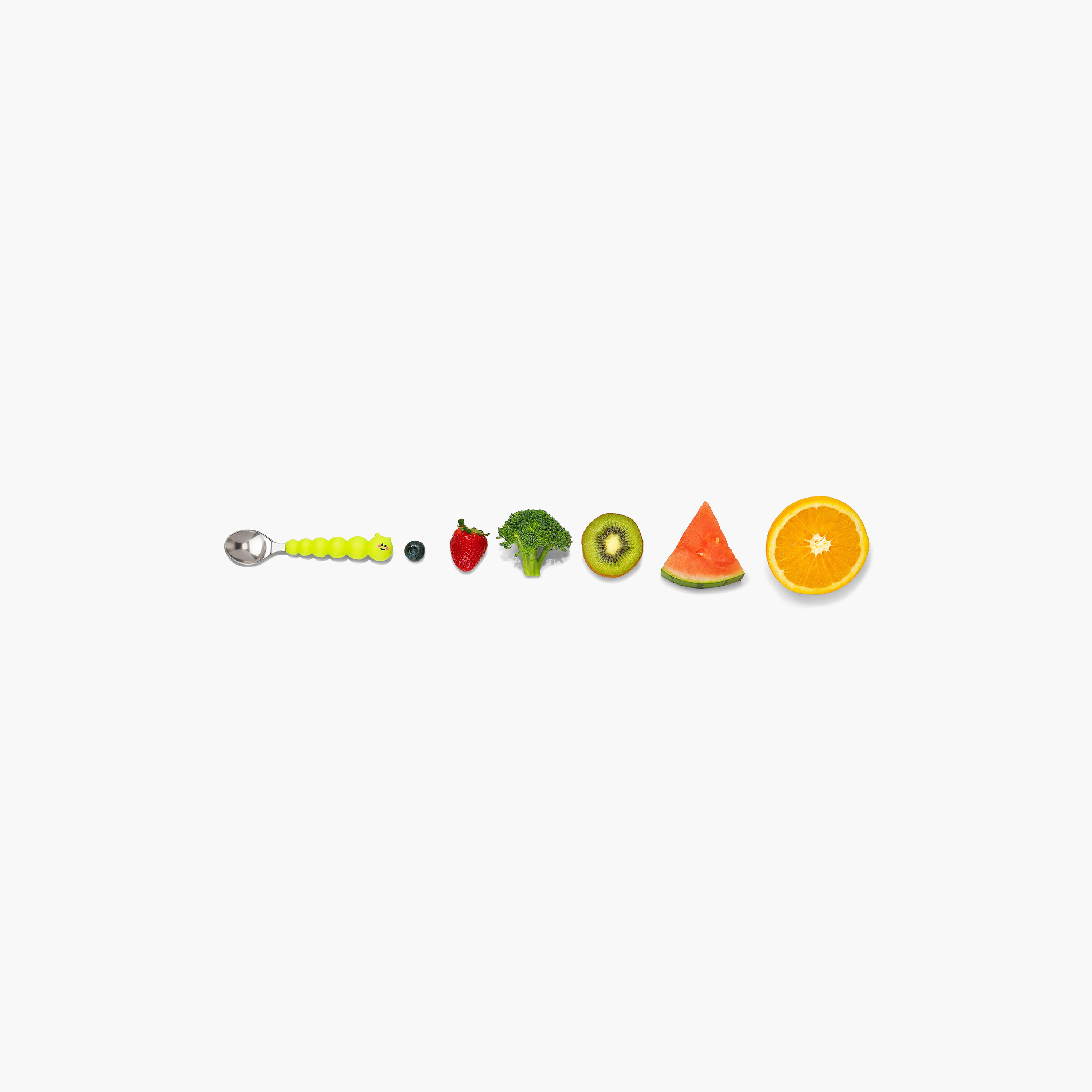 Melii Silicone Caterpillar Spoon and Fork Set-baby-feeding-mealtimeessentials-image-4
