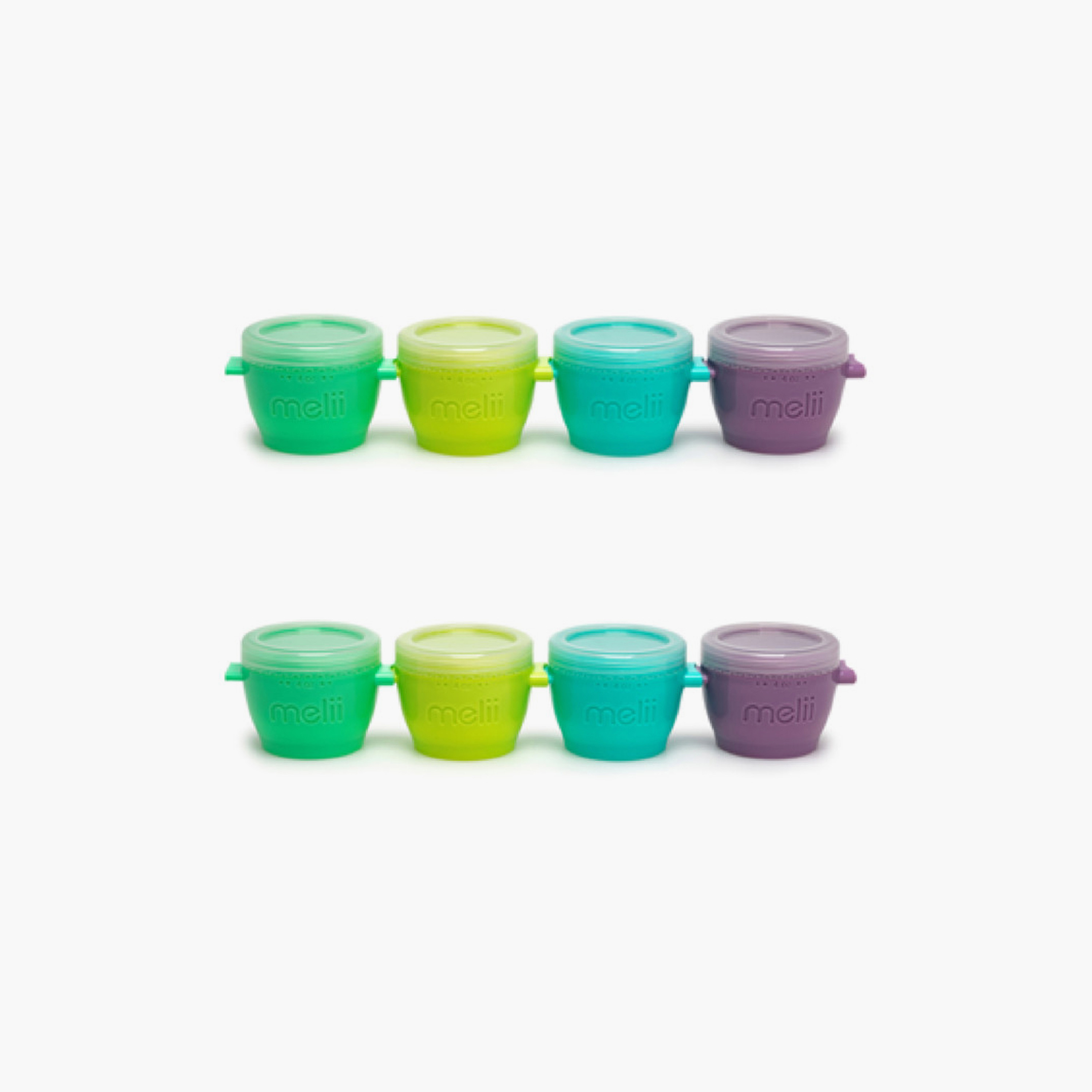 Melii 8-Piece Snap & Go Pods Food Storage Container - 4oz-baby-feeding-mealtimeessentials-image-2