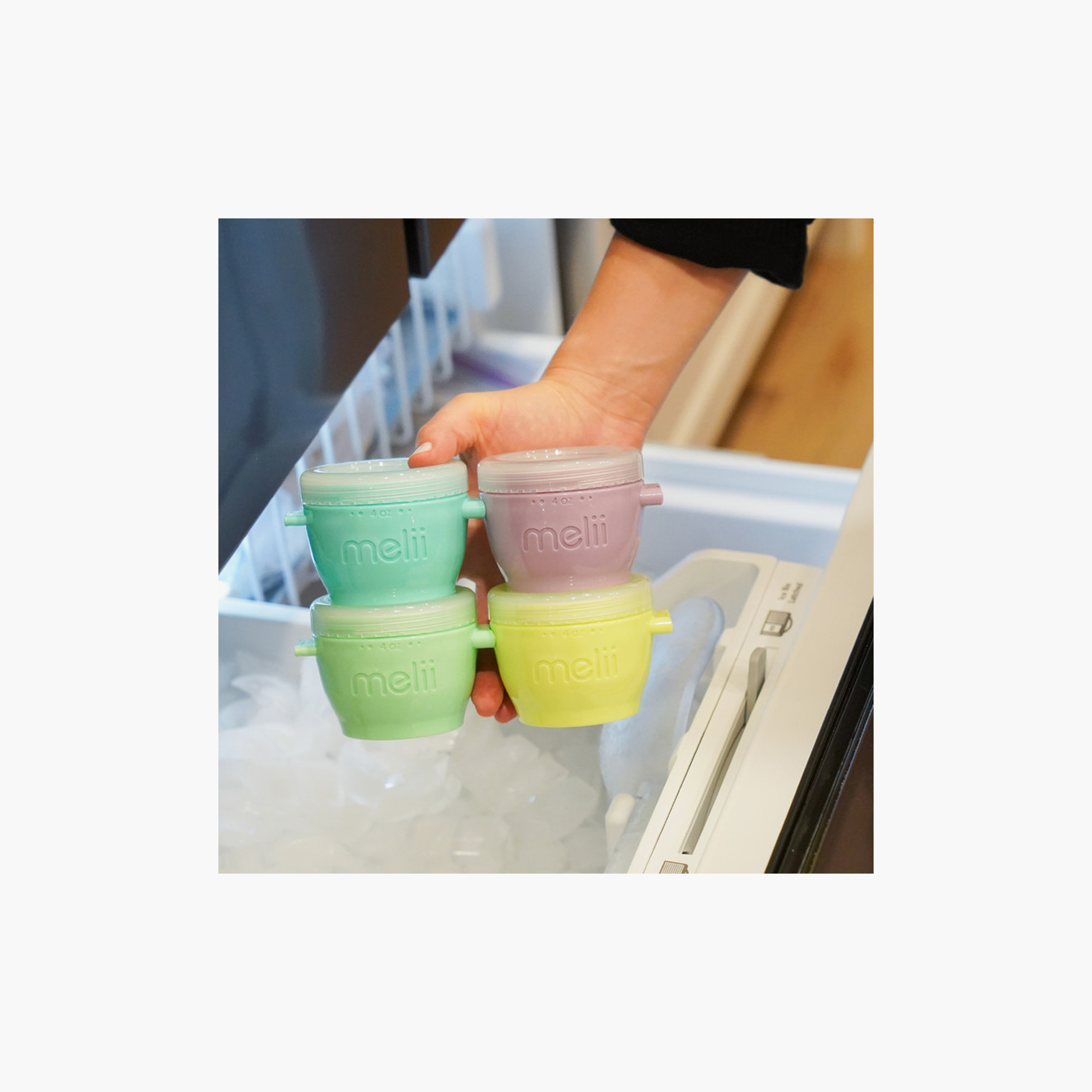 Melii 8-Piece Snap & Go Pods Food Storage Container - 4oz-baby-feeding-mealtimeessentials-image-3