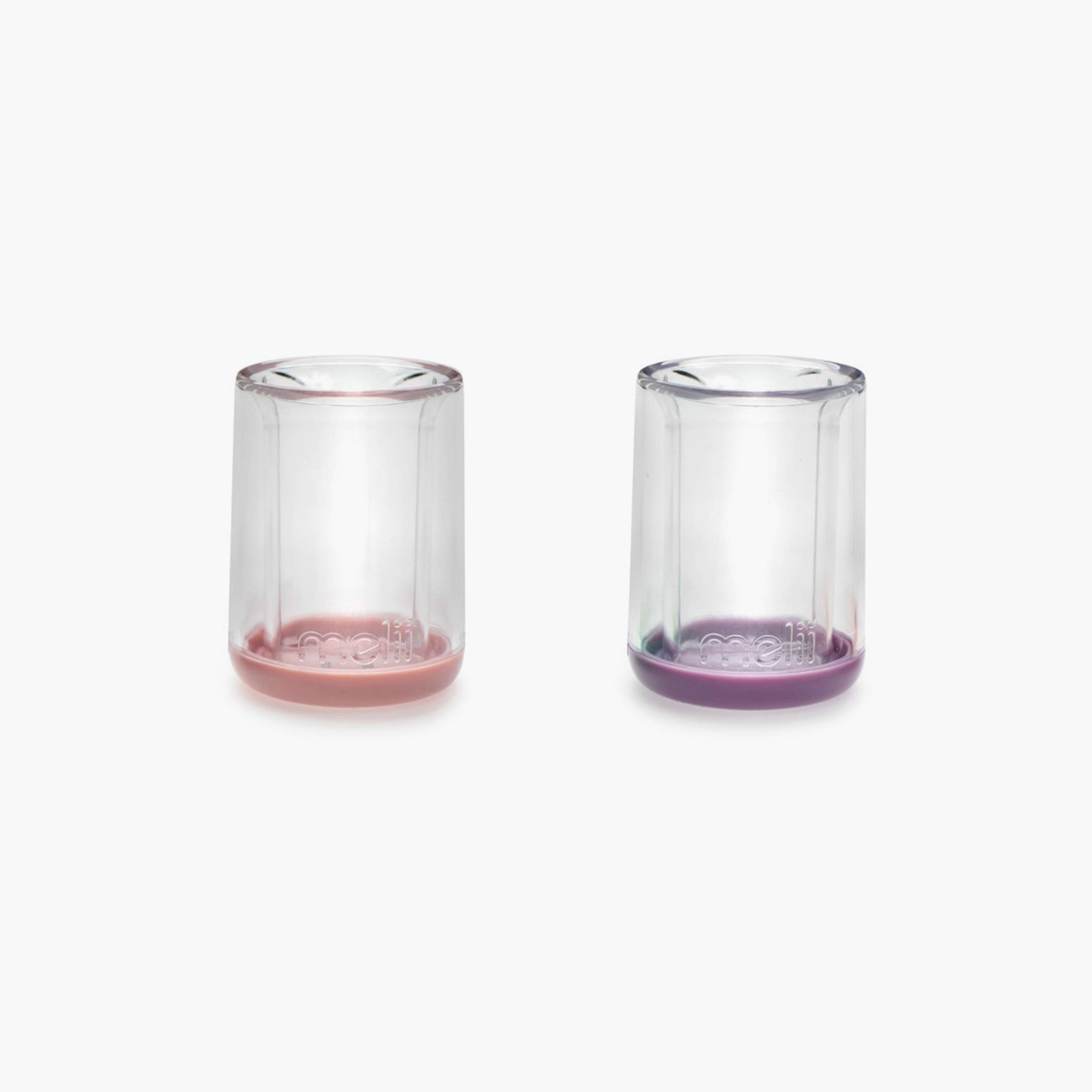 Melii 2-Piece Double Walled Bear Plastic Cup - Purple & Pink - 145 ml-baby-feeding-mealtimeessentials-image-3