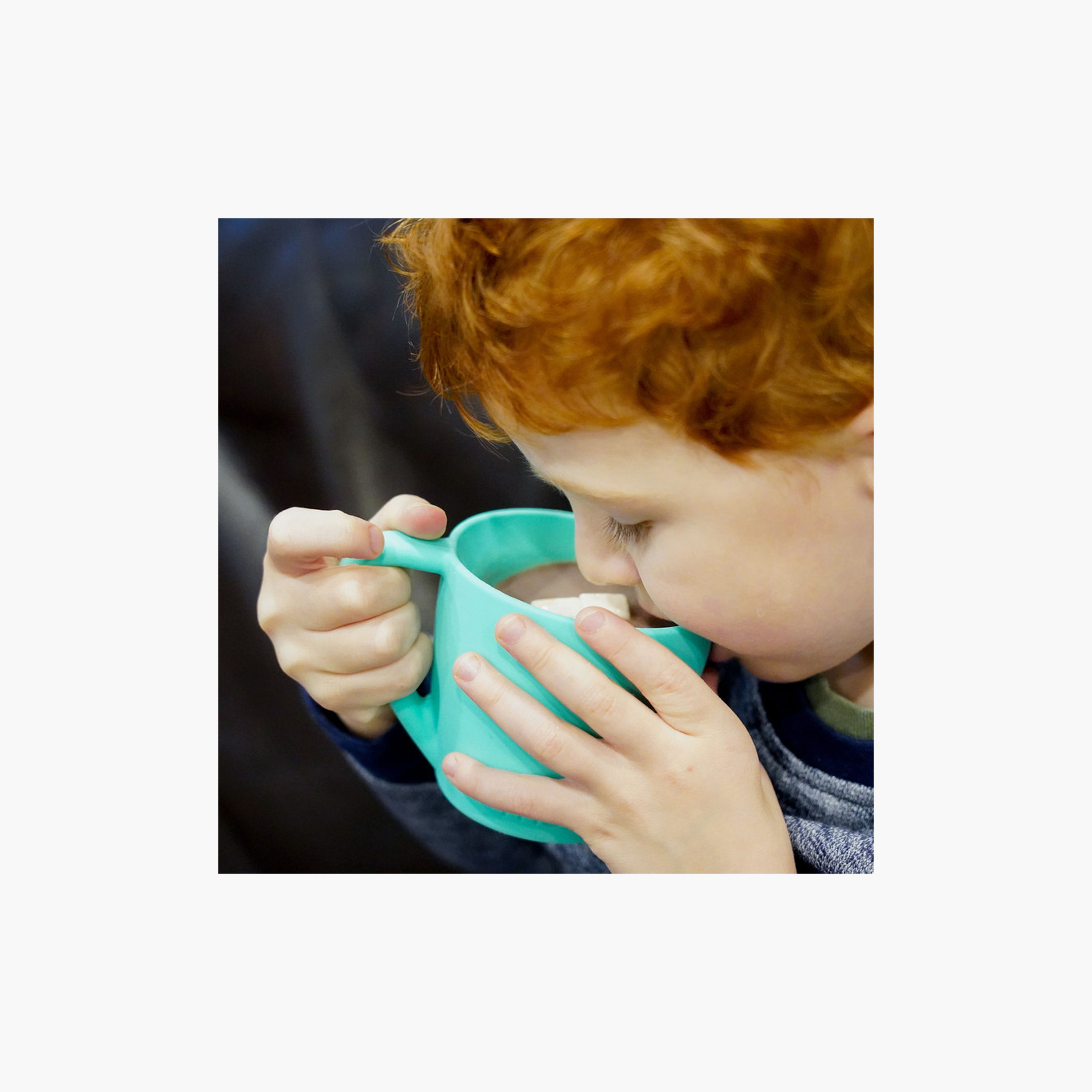 Melii 2-Piece Silicone Bear Mug - Mint & Turquoise-baby-feeding-mealtimeessentials-image-3