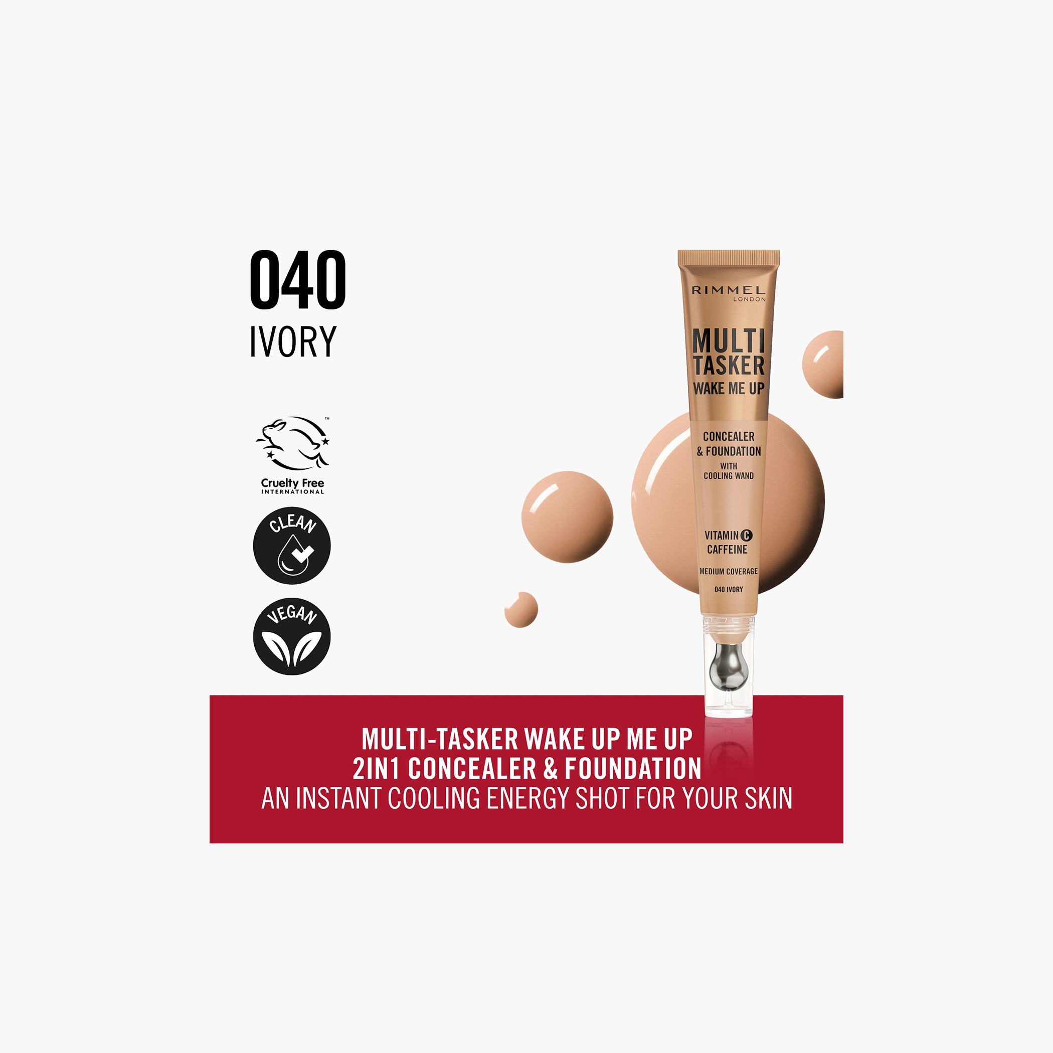 كريم أساس وكونسيلر ويك مي أب من ريميل - 20 مل-beautyandpersonalcare-makeup-face-foundations-image-50