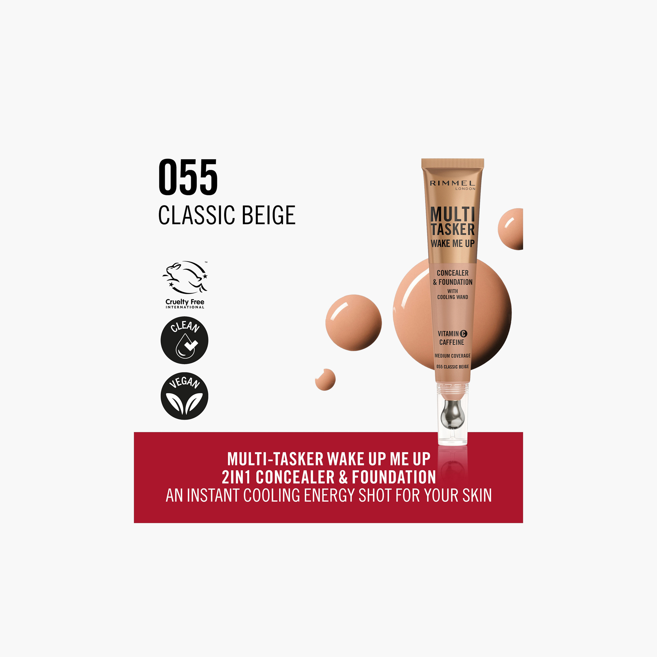 كريم أساس وكونسيلر ويك مي أب من ريميل - 20 مل-beautyandpersonalcare-makeup-face-foundations-image-74