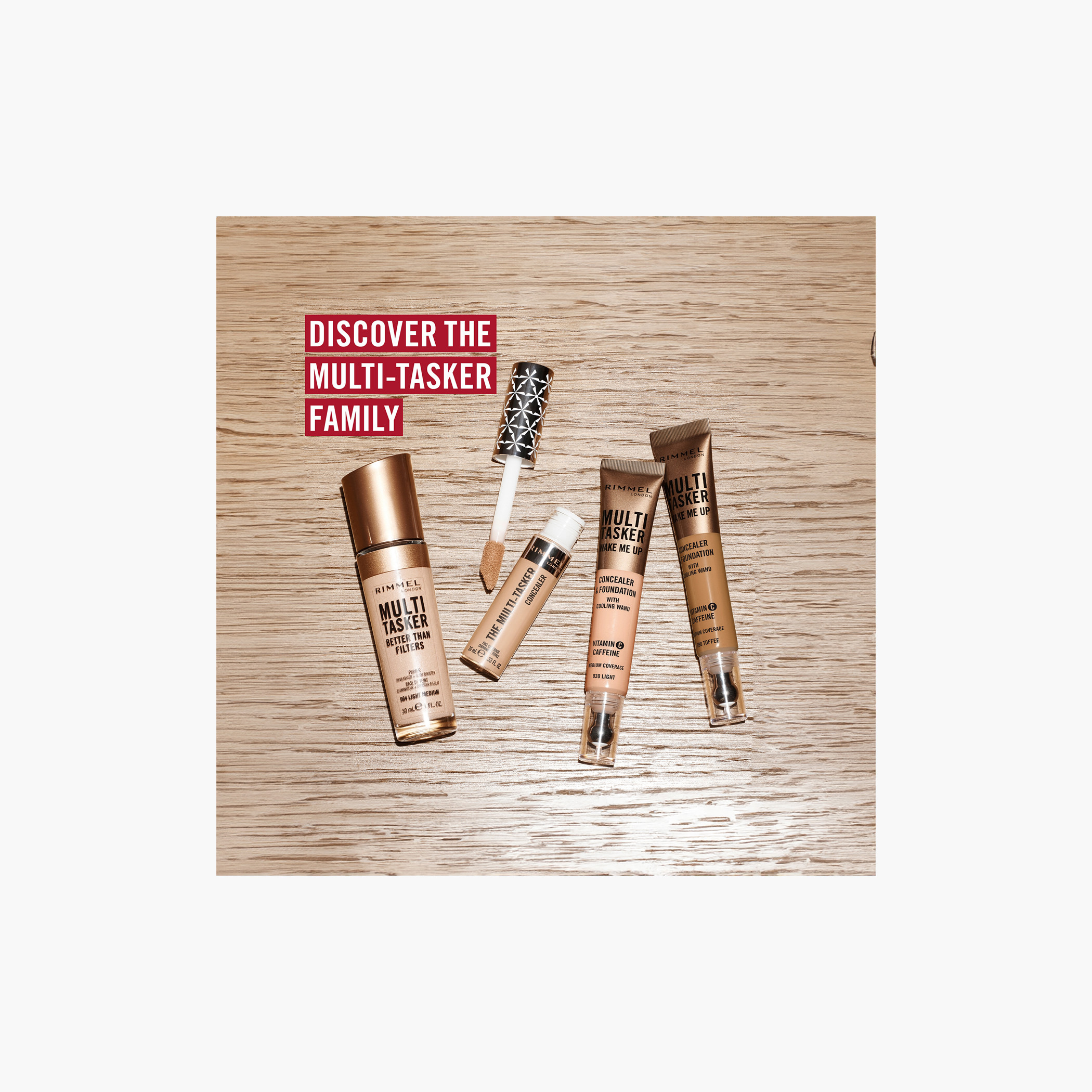 كريم أساس وكونسيلر ويك مي أب من ريميل - 20 مل-beautyandpersonalcare-makeup-face-foundations-image-71