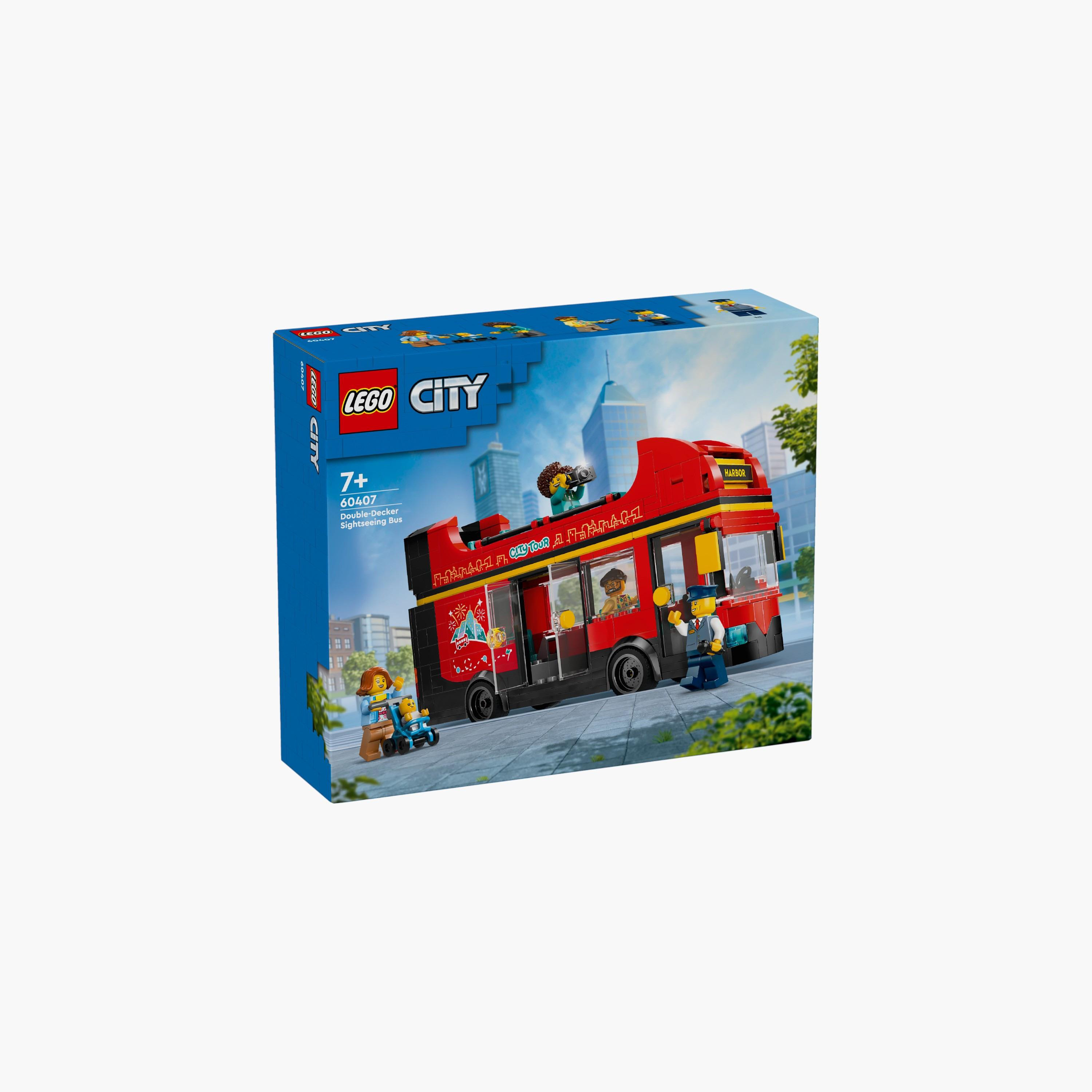 LEGO® City Red Double-Decker Sightseeing Bus Toy 60407-toys-buildingblocks-blocks-image-8