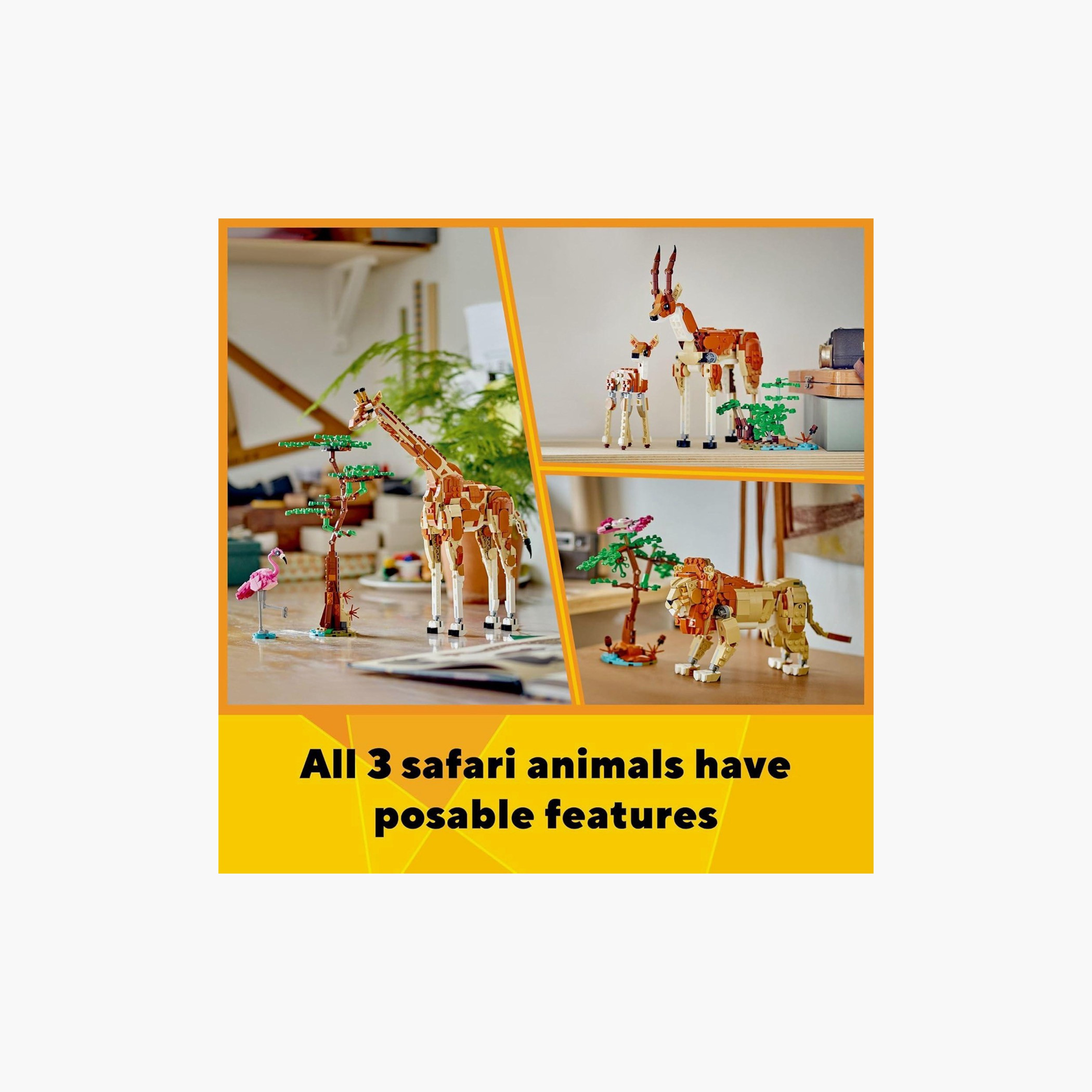 LEGO® Creator Wild Safari Animals 3in1 Set 31150-toys-buildingblocks-blocks-image-4