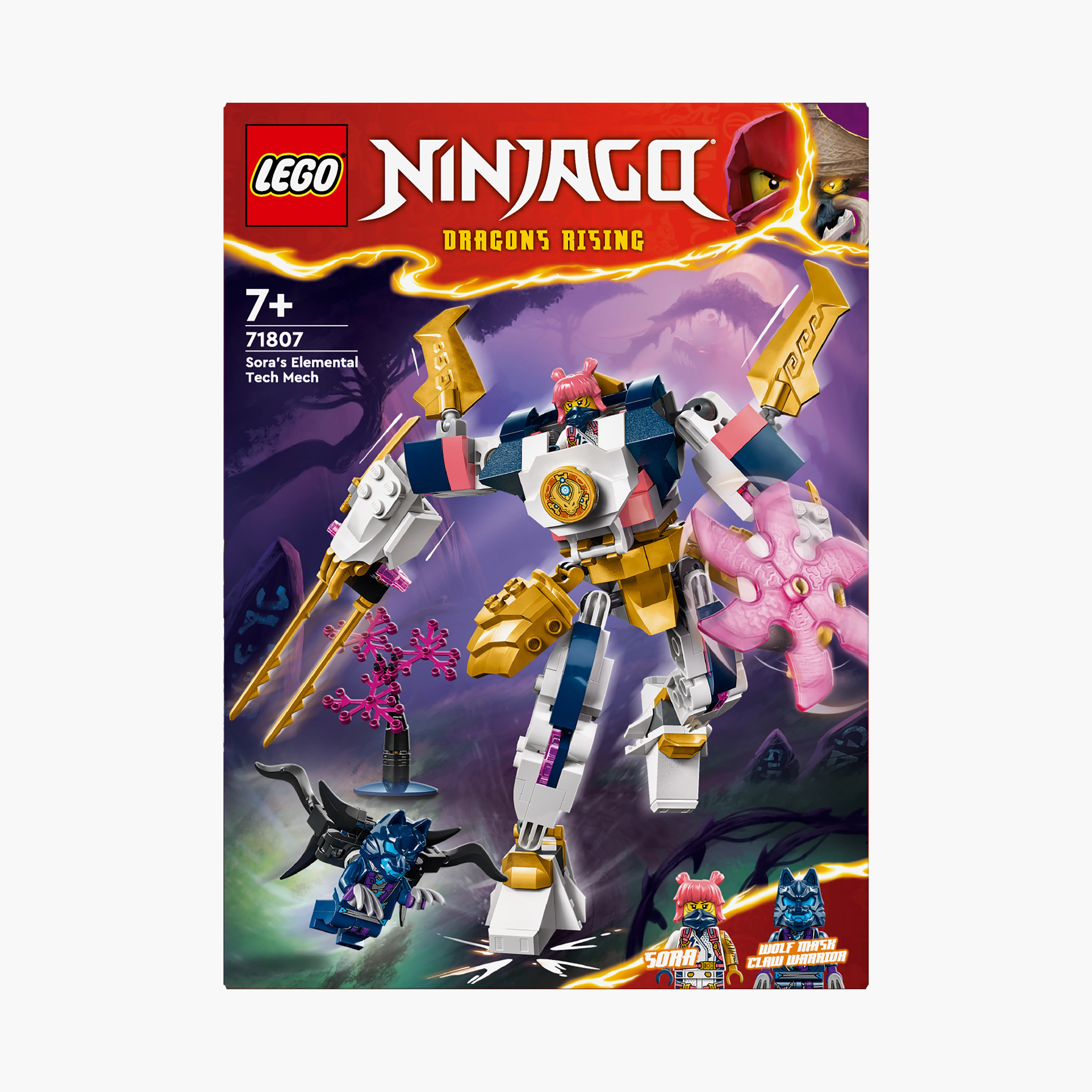 LEGO® NINJAGO® Sora’s Elemental Tech Mech Toy 71807-toys-buildingblocks-blocks-image-4